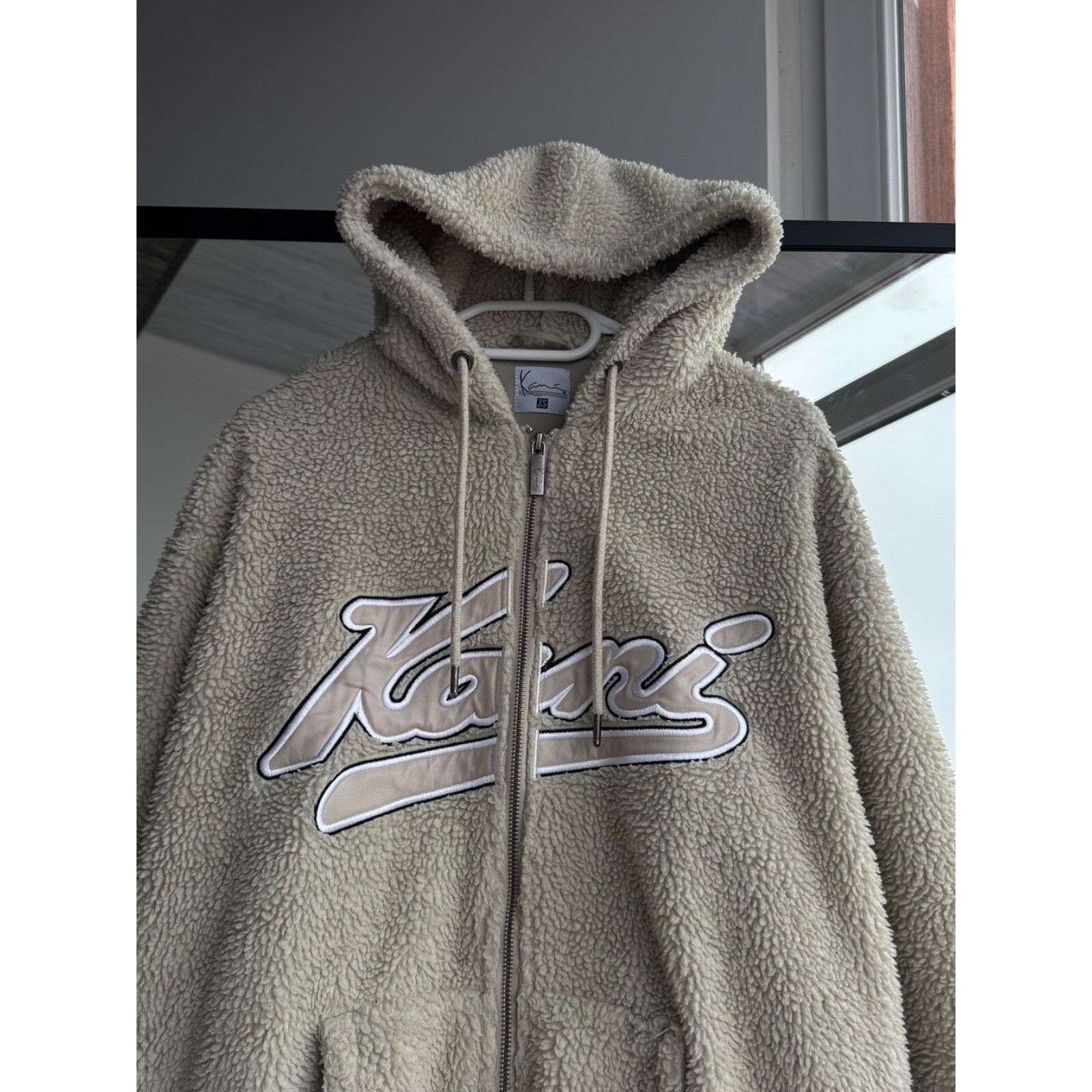 Karl Kani VTG Karl Kani Beige Heavyweight Sherpa Jacket Size US S / EU 44-46 / 1 - 3 Thumbnail