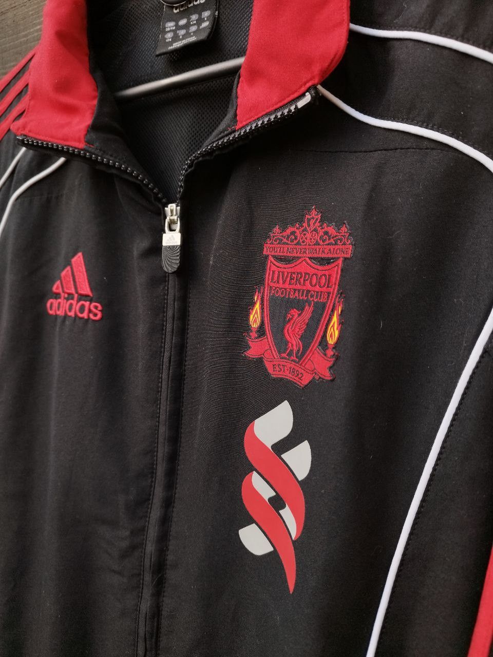 Adidas Vintage adidas Liverpool FC Track Jacket Windbreaker Size US S / EU 44-46 / 1 - 4 Thumbnail