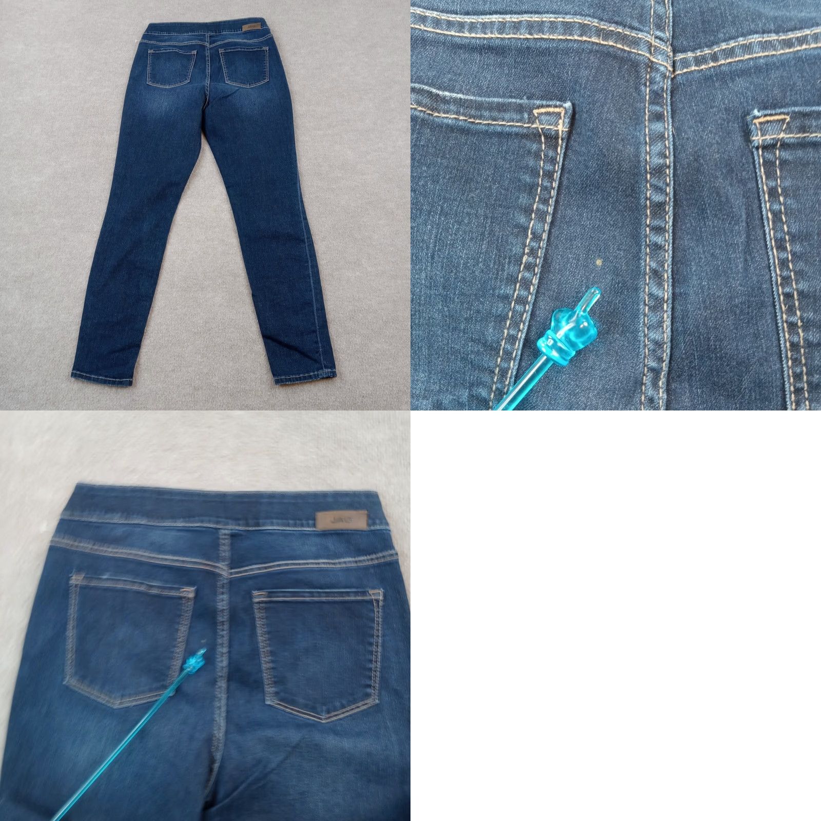 AG Jeans Jag Jeans High Rise Skinny Blue Elastic Waist Womens 8/29 Size 30" / US 8 / IT 44 - 8 Thumbnail