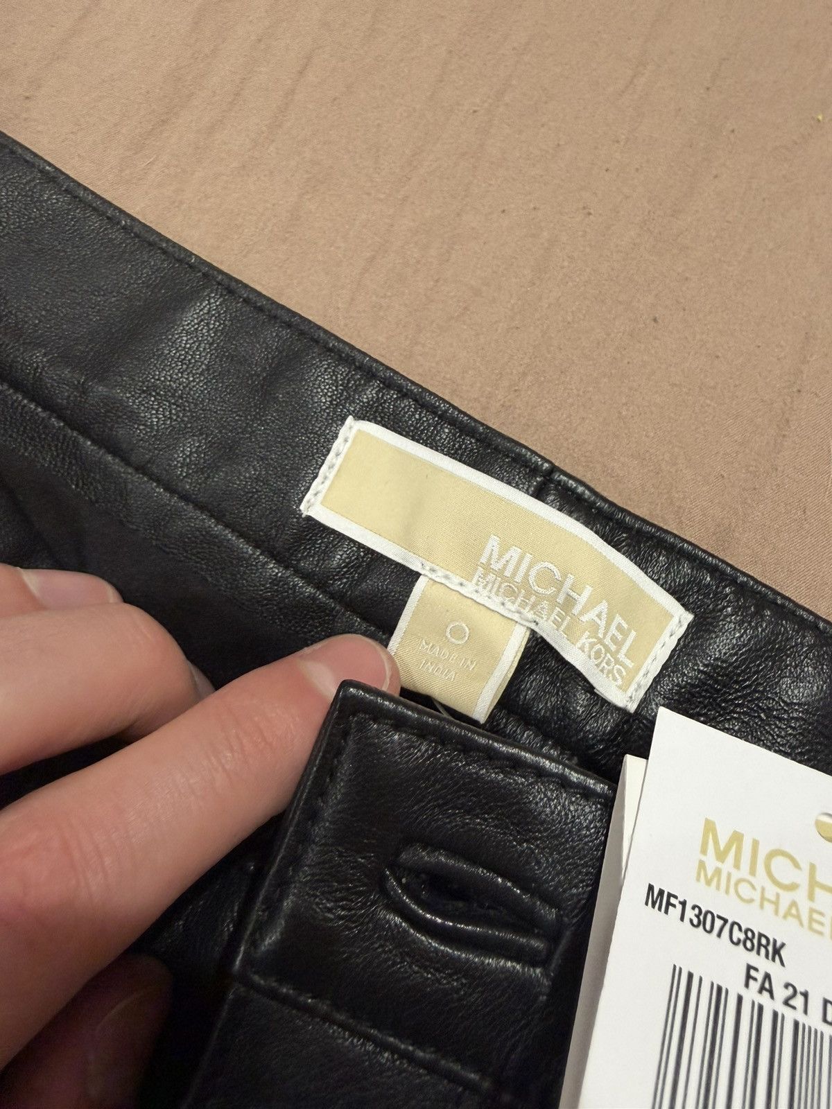 Michael Kors Michael Kors Leather Joggers Size 25" / US 0 / IT 36 - 3 Thumbnail