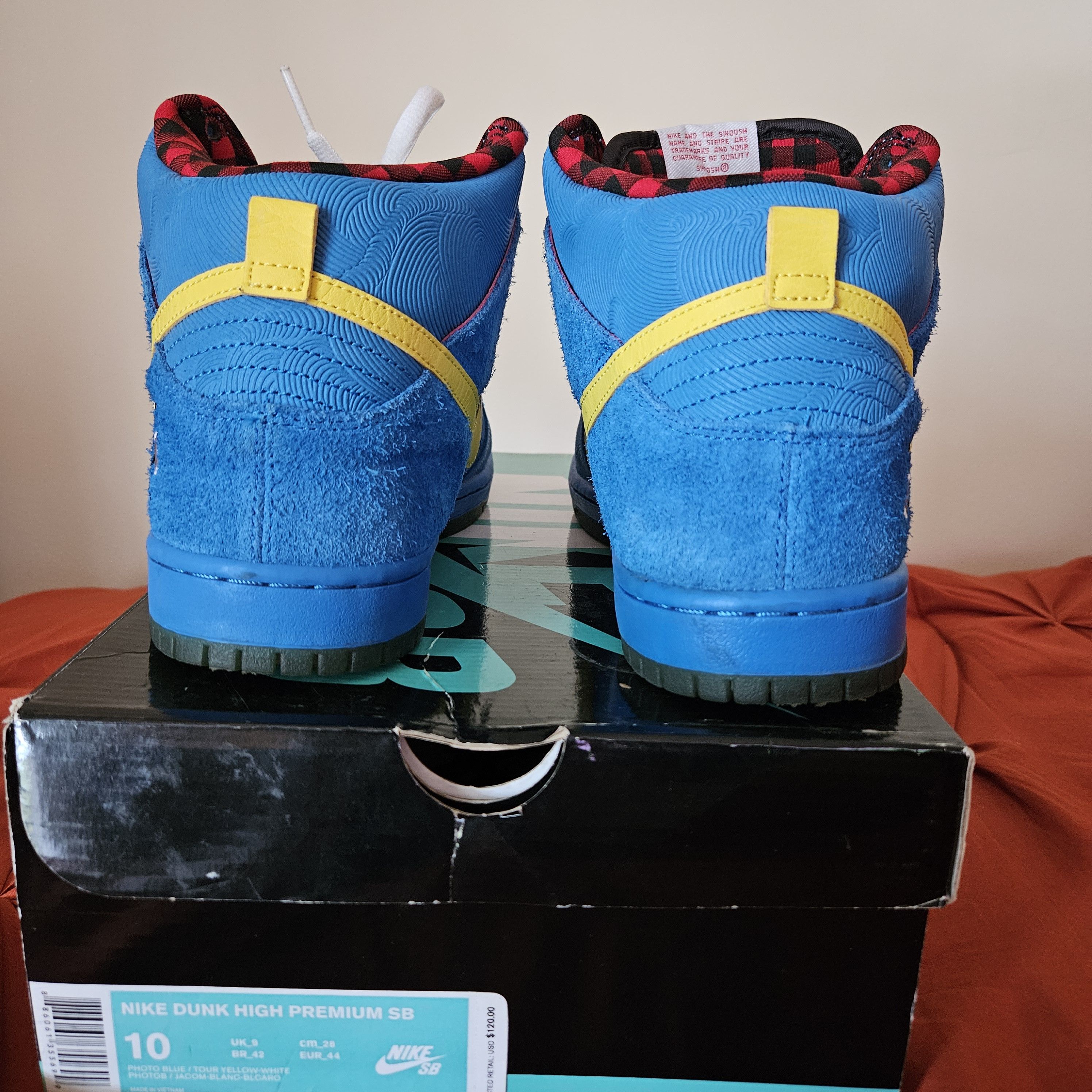 Nike SB Dunk High Familia Blue Ox Size US 10 / EU 43 - 8 Thumbnail