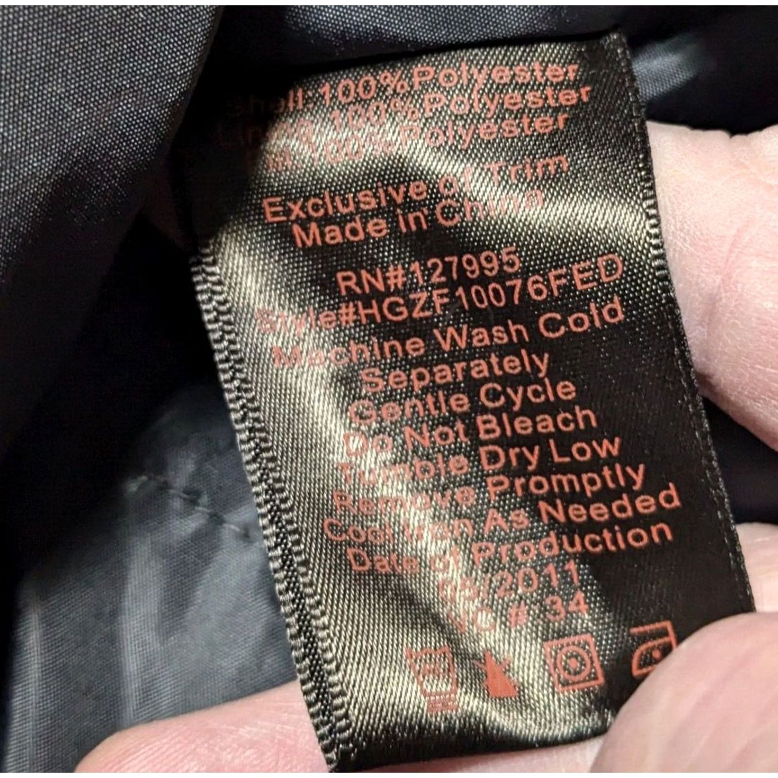 Vintage HAWKE & CO Men Small Black Lined Full Zip Performance Jacket Size US S / EU 44-46 / 1 - 5 Thumbnail