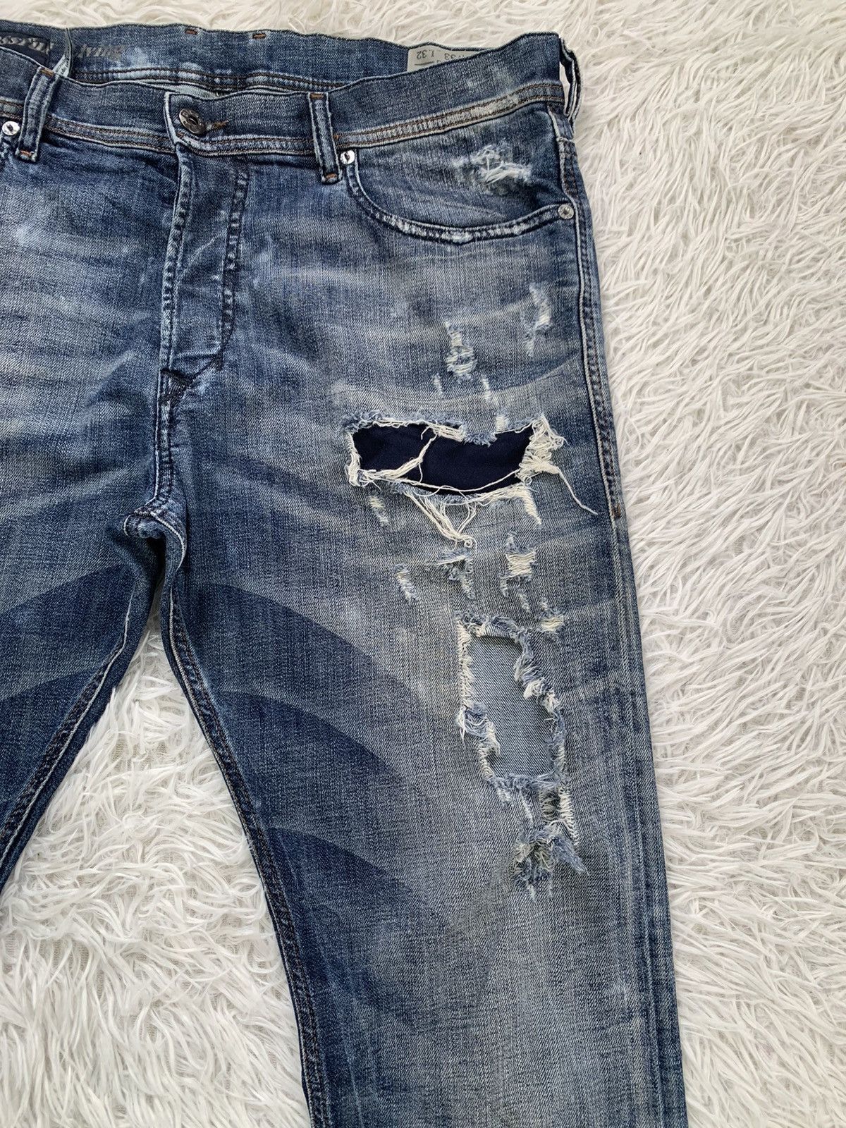 Diesel Distress Diesel Tepphar Slim Carrot Denim Pant Size US 35 - 4 Thumbnail