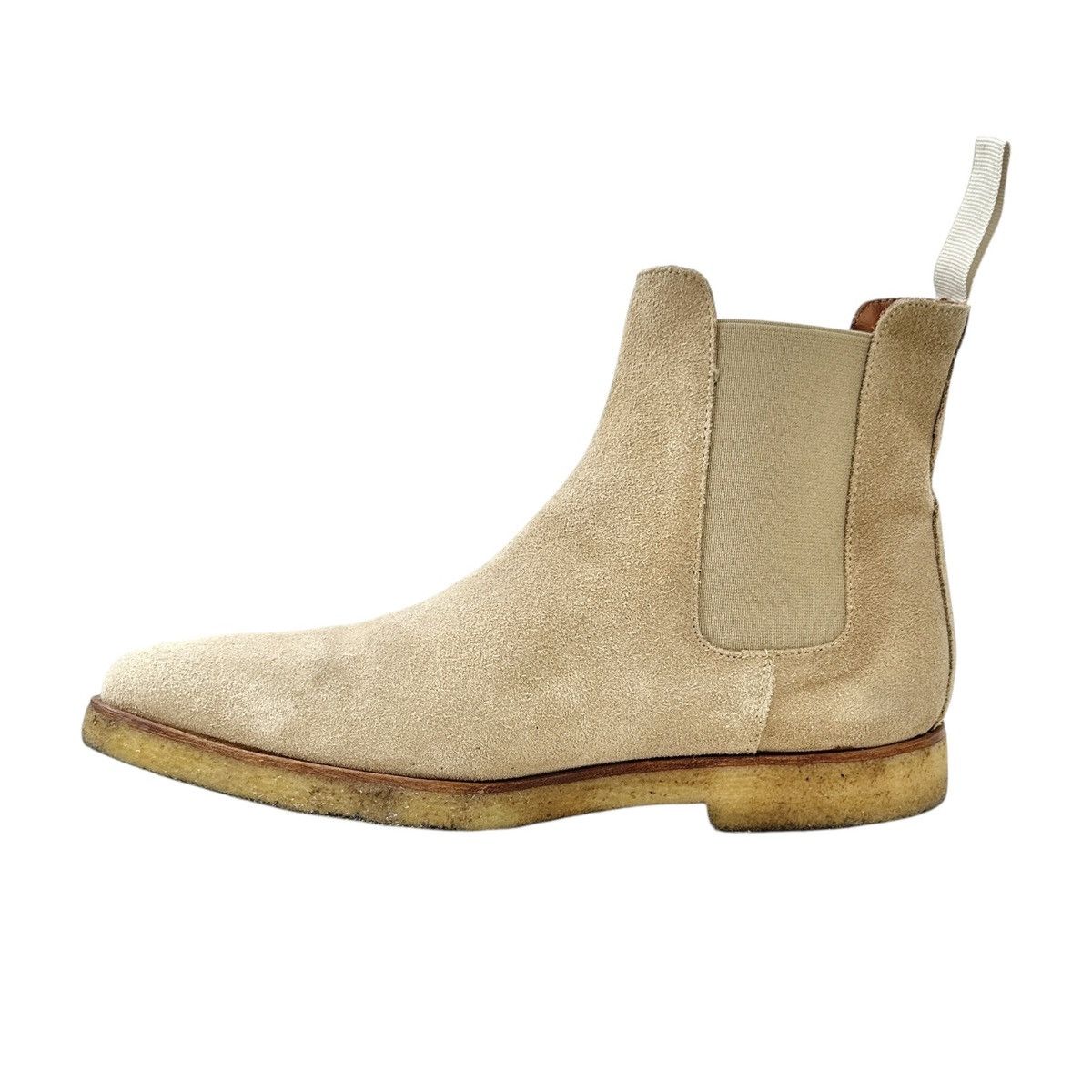 Common Projects Beige / Tan Brown Suede Leather Chelsea Boots Size US 8 / EU 41 - 6 Thumbnail
