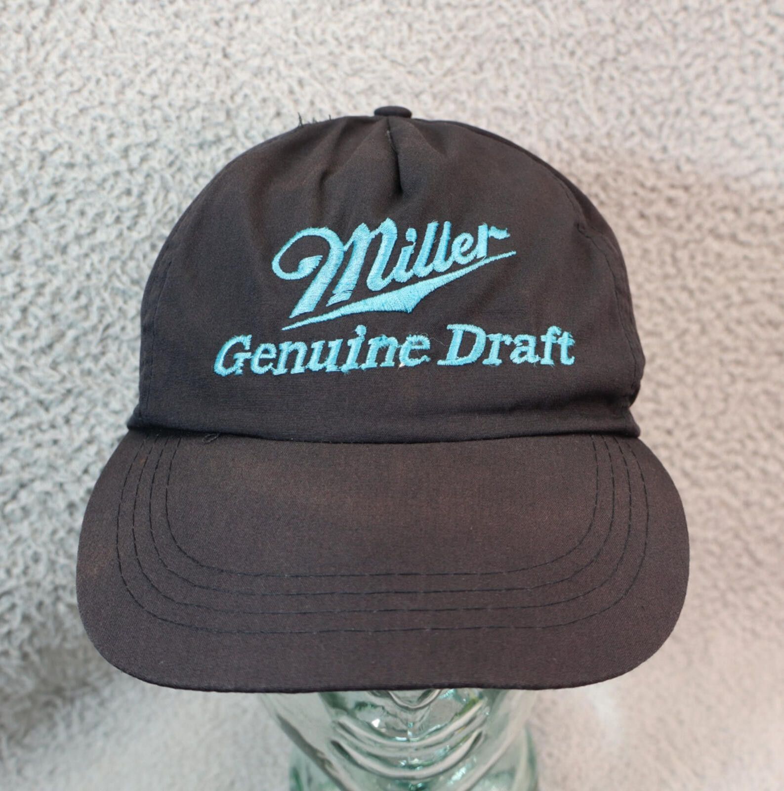 Peter Millar Vtg Miller Genuine Draft Beer Snapback Hat Trucker Cap 90s Size ONE SIZE - 1 Thumbnail
