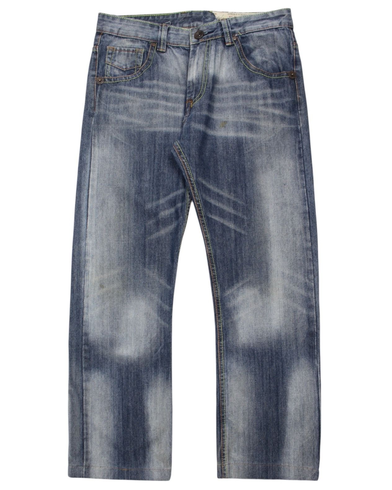 Hysteric Glamour 2000S EDWIN E-99 “ED.2006” FLEUR-DE-LIS STUDDED DENIM Size US 26 / EU 42 - 1 Thumbnail