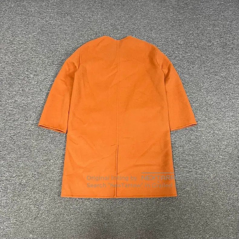 Hermes Hermes Leather Buckle Orange Cashmere Coat Size XS / US 0-2 / IT 36-38 - 2 Thumbnail