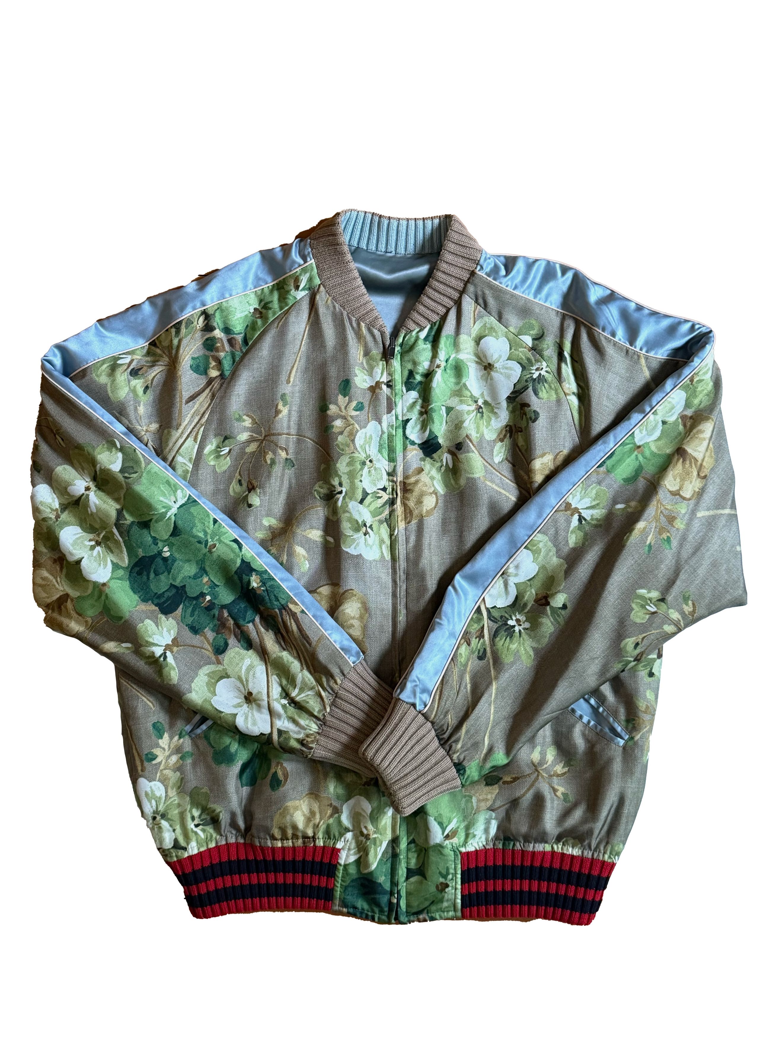 Gucci GUCCI SATIN REVERSIBLE BOMBER JACKET Size XL / US 12-14 / IT 48-50 - 5 Thumbnail
