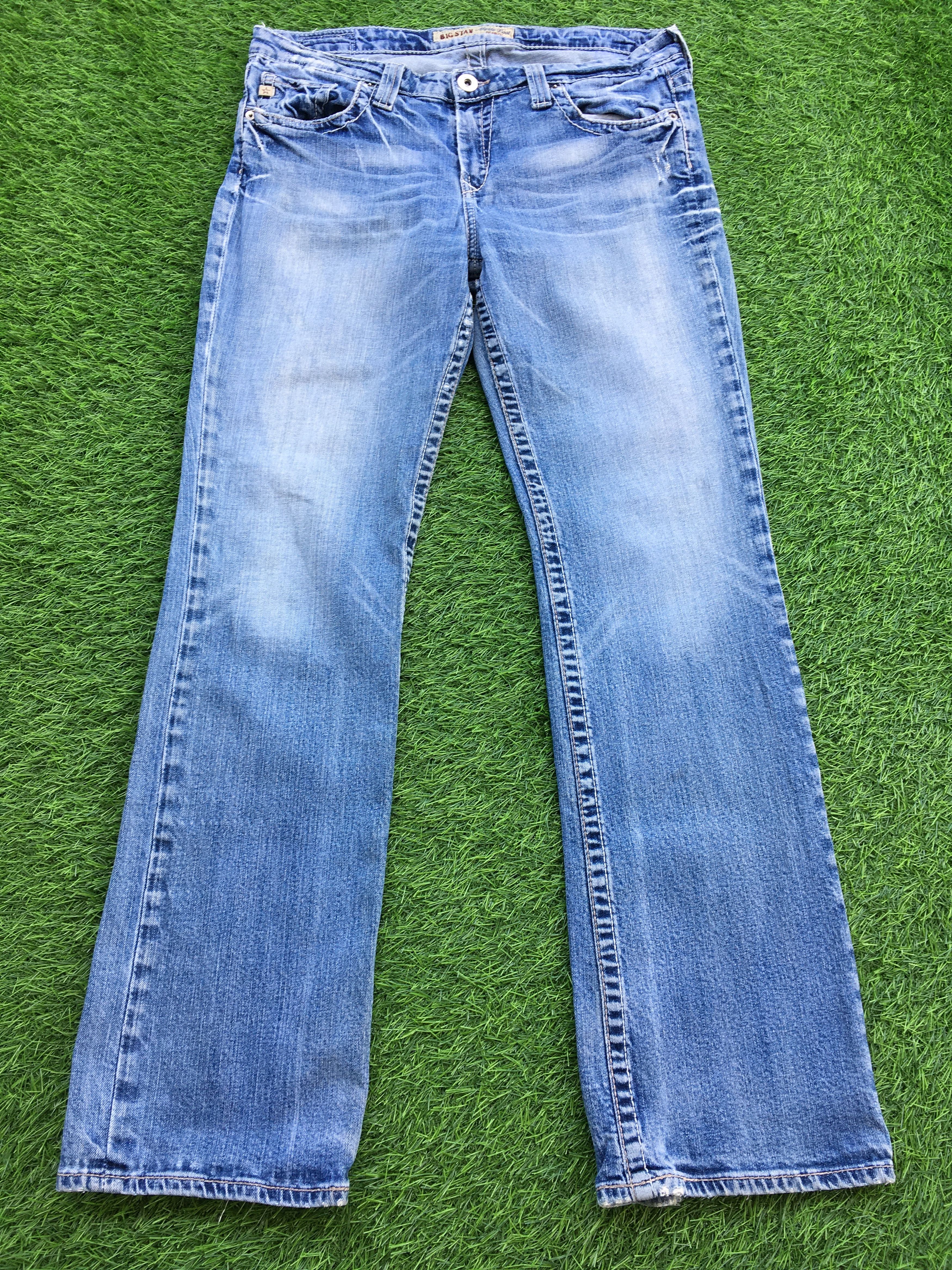 Big Star × Japanese Brand × Jean Big Star Maddie Boot Low Rise Jeans D-1004 Size 31" - 1 Thumbnail