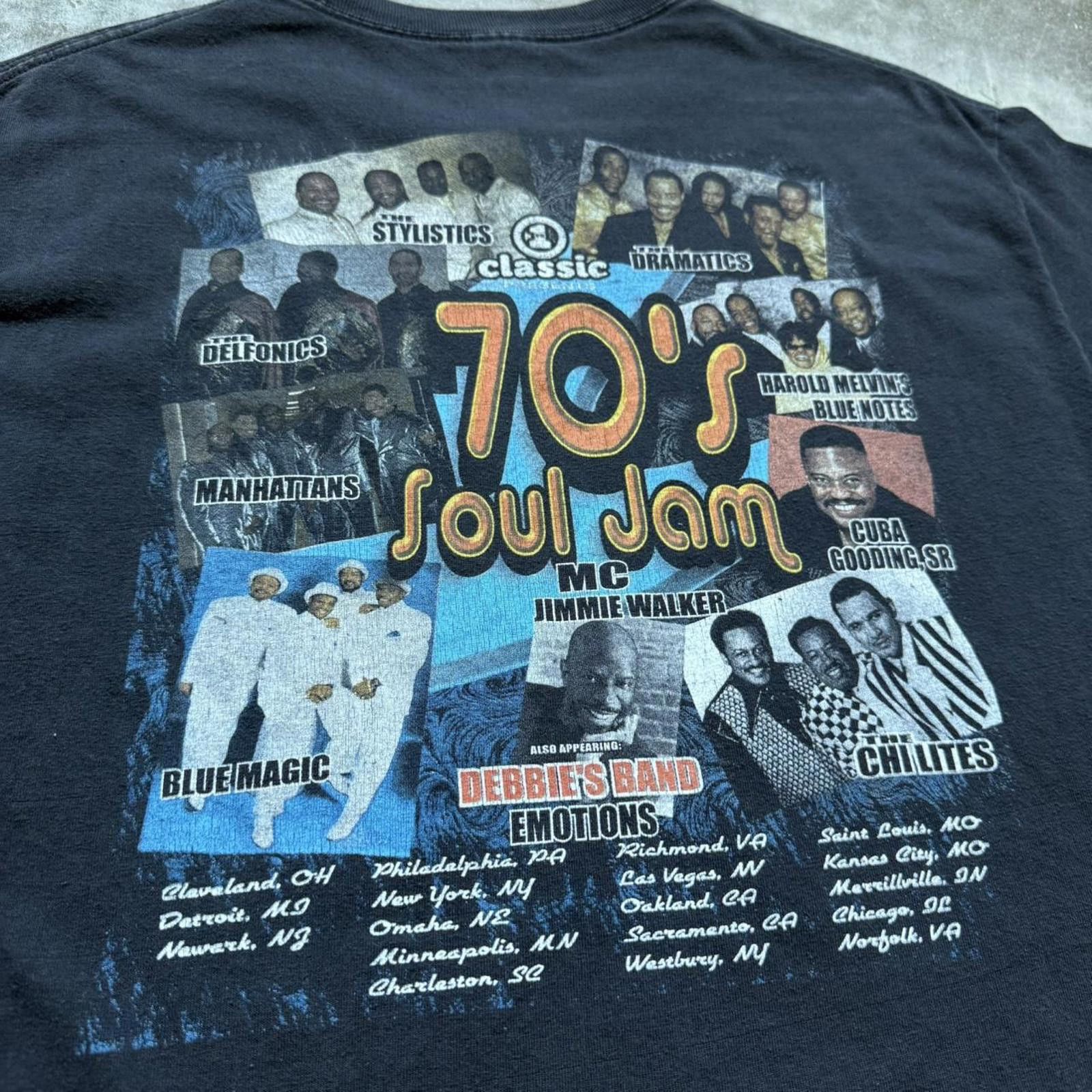 Other 2007 “Classics Presents 70’s Soul Jam” Vintage Y2K T-shirt Size US L / EU 52-54 / 3 - 4 Thumbnail