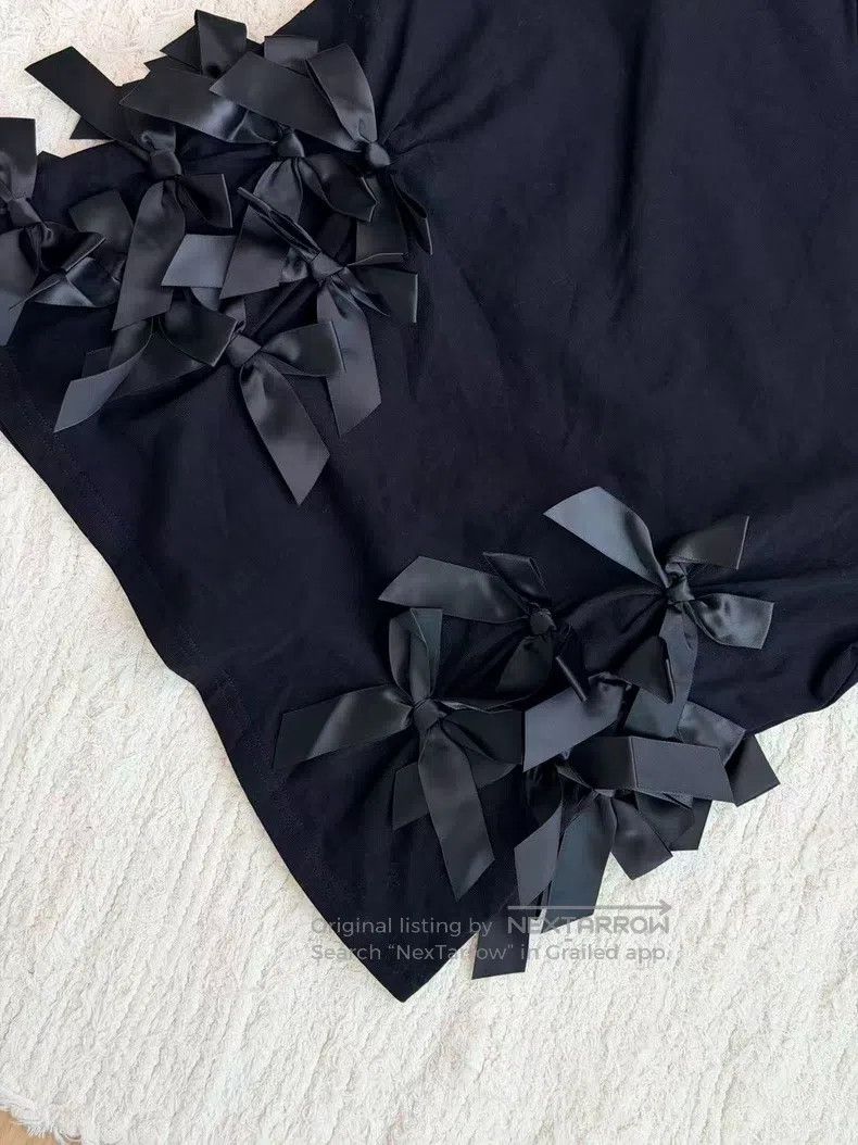 Comme des Garcons Comme Des Garcons Bow tie short sleeve top Size M / US 6-8 / IT 42-44 - 8 Thumbnail
