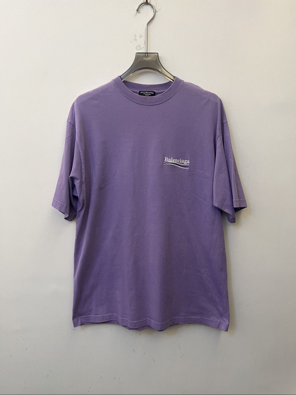 Balenciaga Balenciaga Wave Logo T-Shirt Size M Size US M / EU 48-50 / 2 - 1 Thumbnail