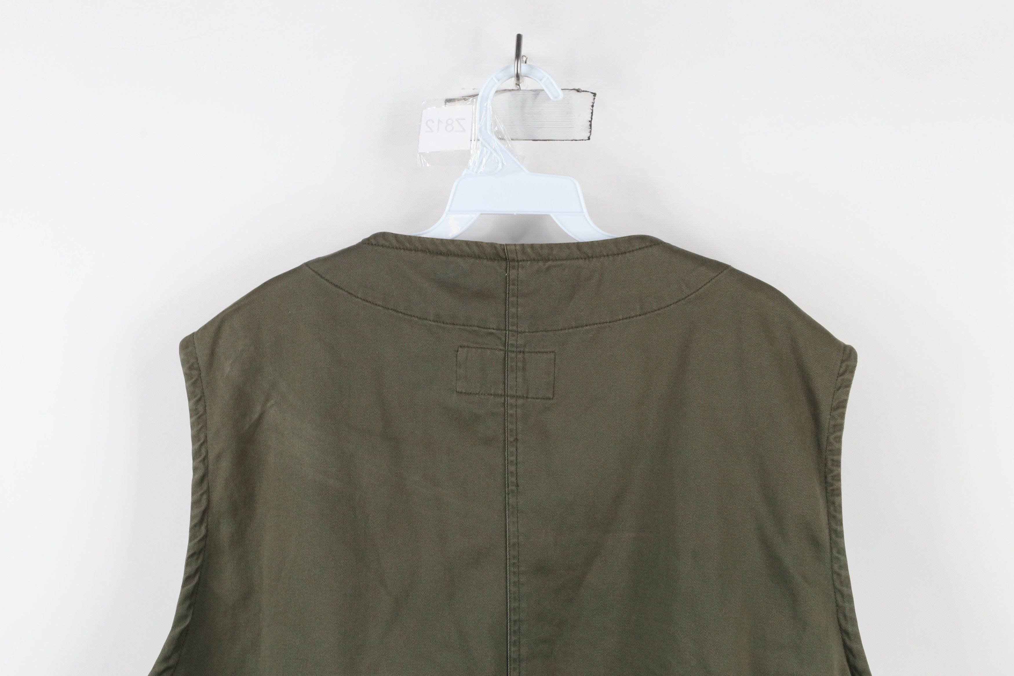 Eddie Bauer × Vintage Vintage 90s Eddie Bauer Tactical Fishing Vest Jacket Green Size US L / EU 52-54 / 3 - 13 Thumbnail
