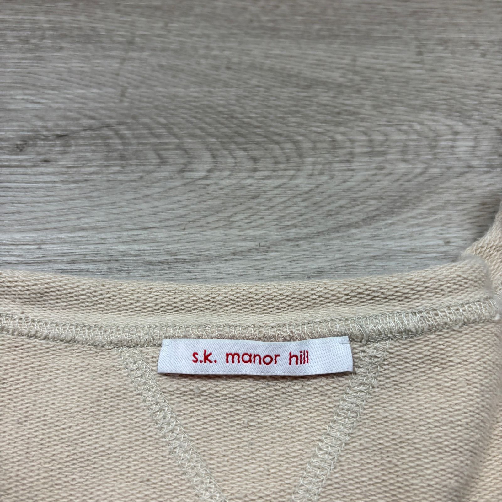 s.k. manor hill S.K. Manor Hill French Terry Oversized Crew Sweatshirt Med Size US M / EU 48-50 / 2 - 4 Thumbnail