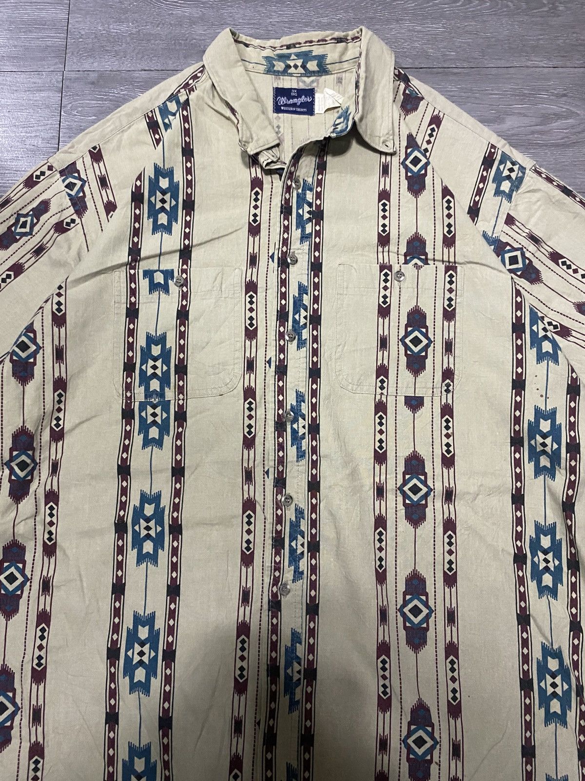 Wrangler VTG WRANGLER NAVAJO Size US XXL / EU 58 / 5 - 2 Thumbnail