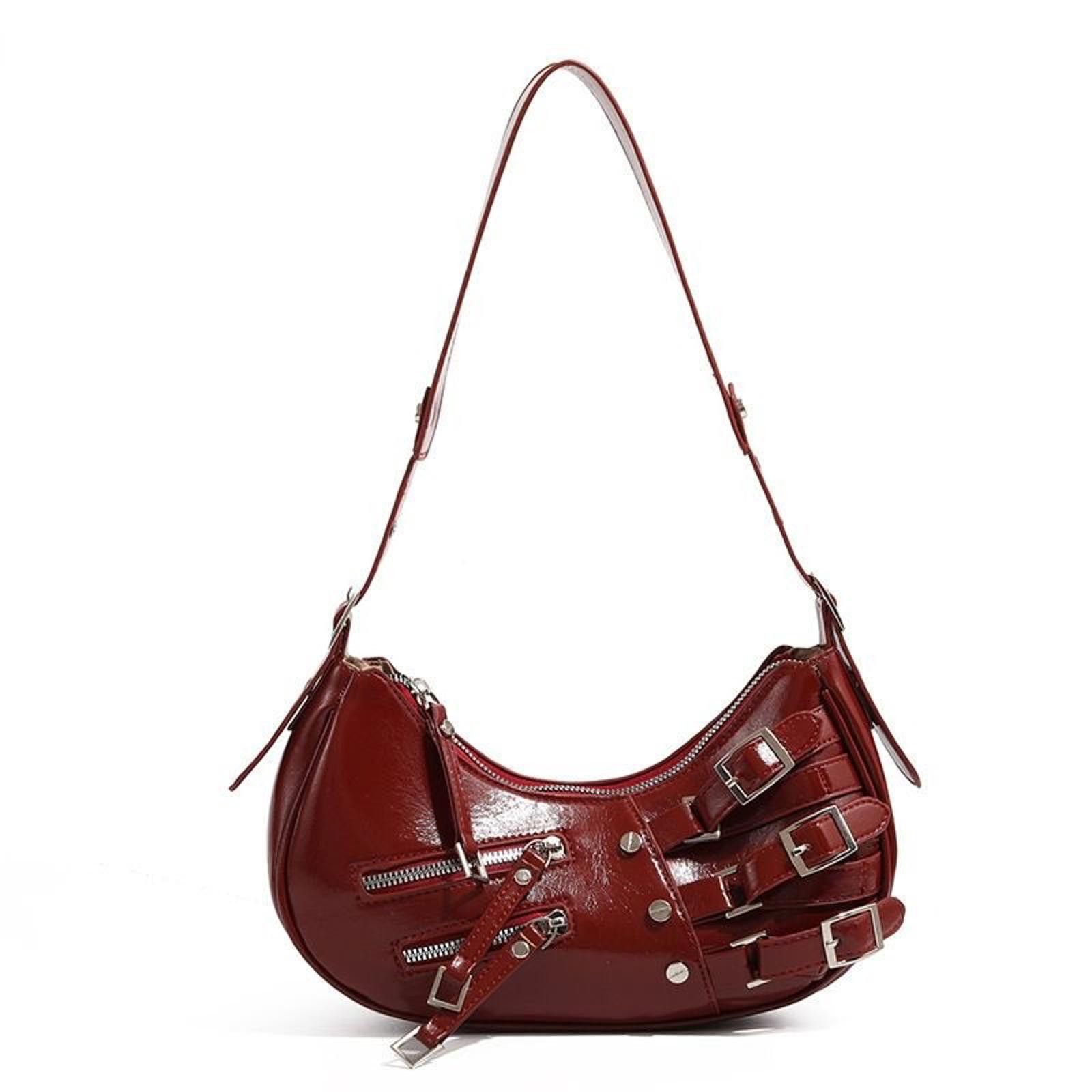 Japanese Brand Dial Strap Shoulder Bag – Retro Dumpling Style Size ONE SIZE - 8 Thumbnail