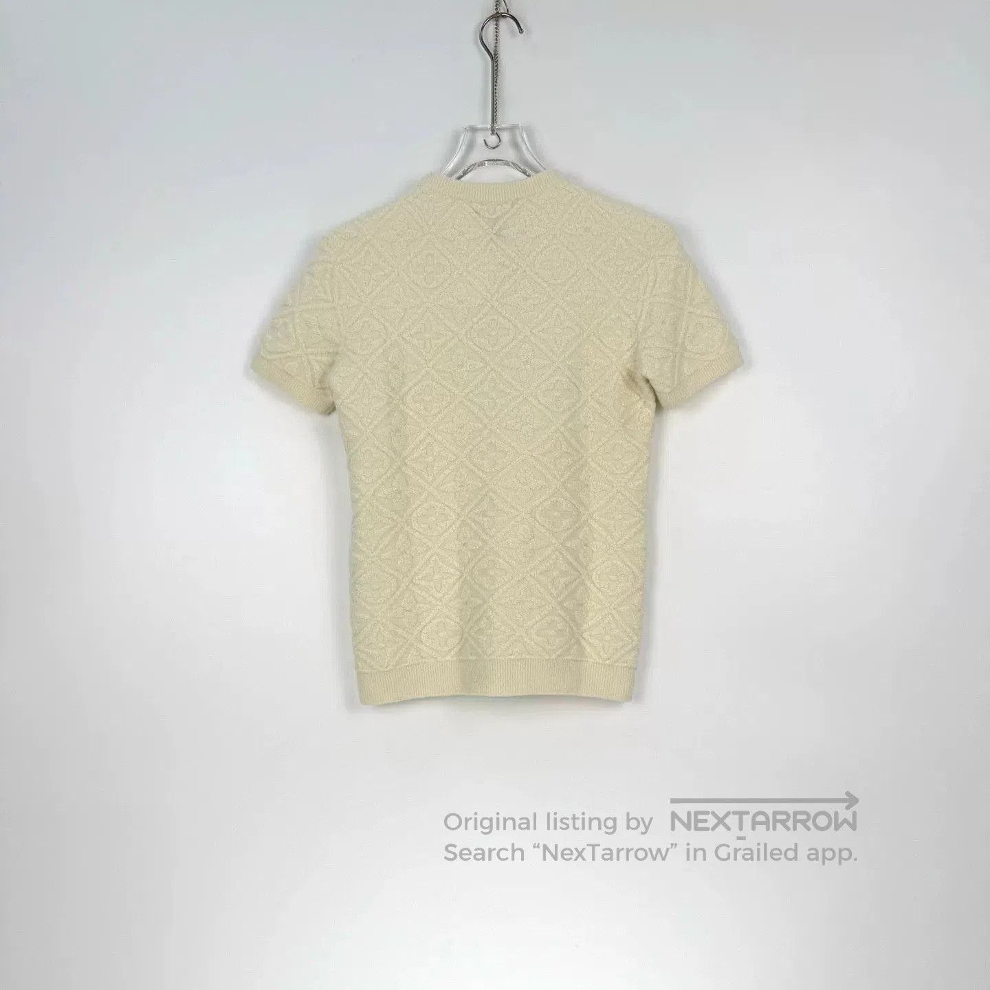 Louis Vuitton Louis Vuitton White Logo Wool Sweater. Size US S / EU 44-46 / 1 - 4 Thumbnail