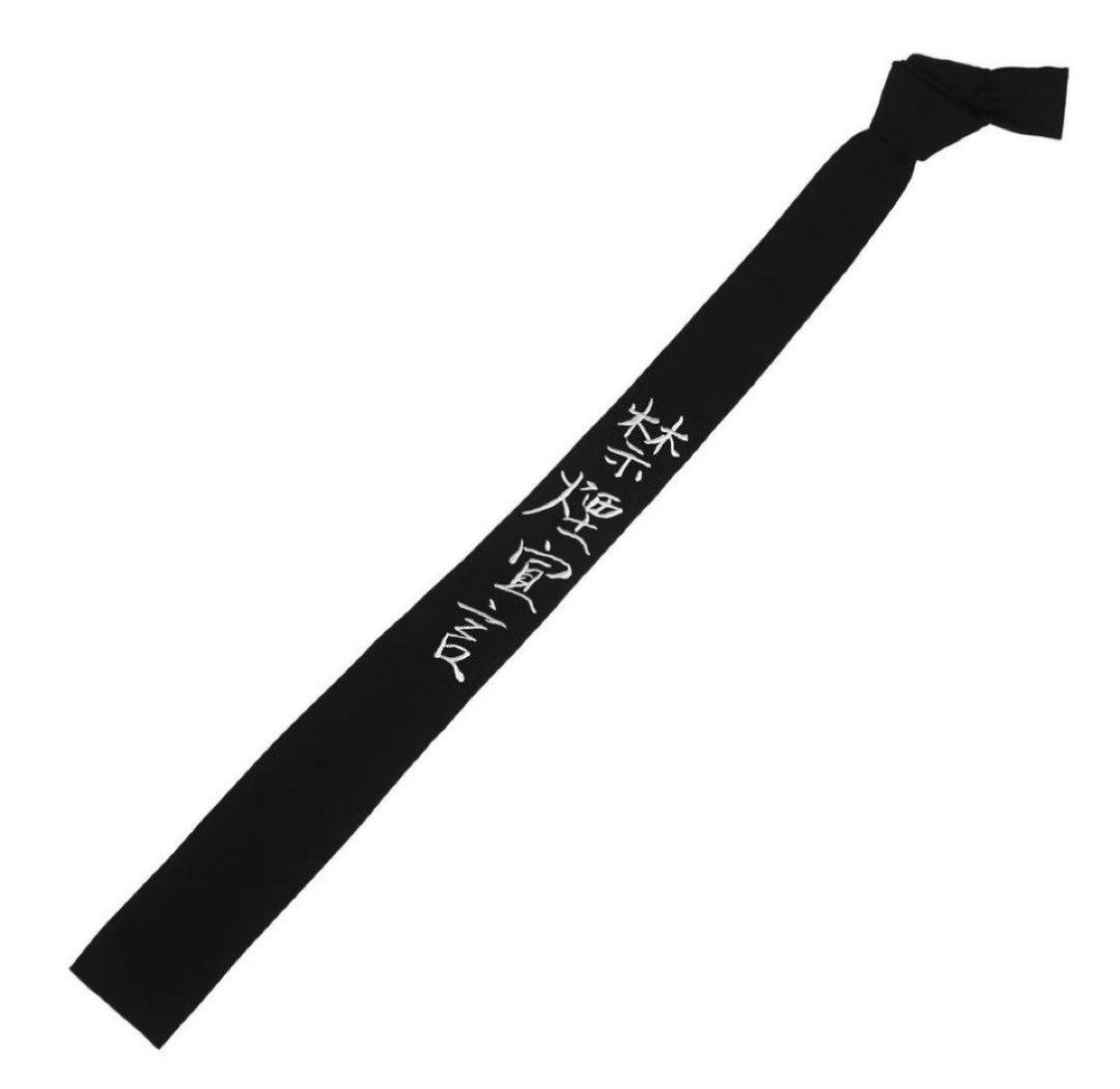 【Yohji Yamamoto】No Future Embroidery tie Yohji Yamamoto Yohji Yamamoto tie | Grailed