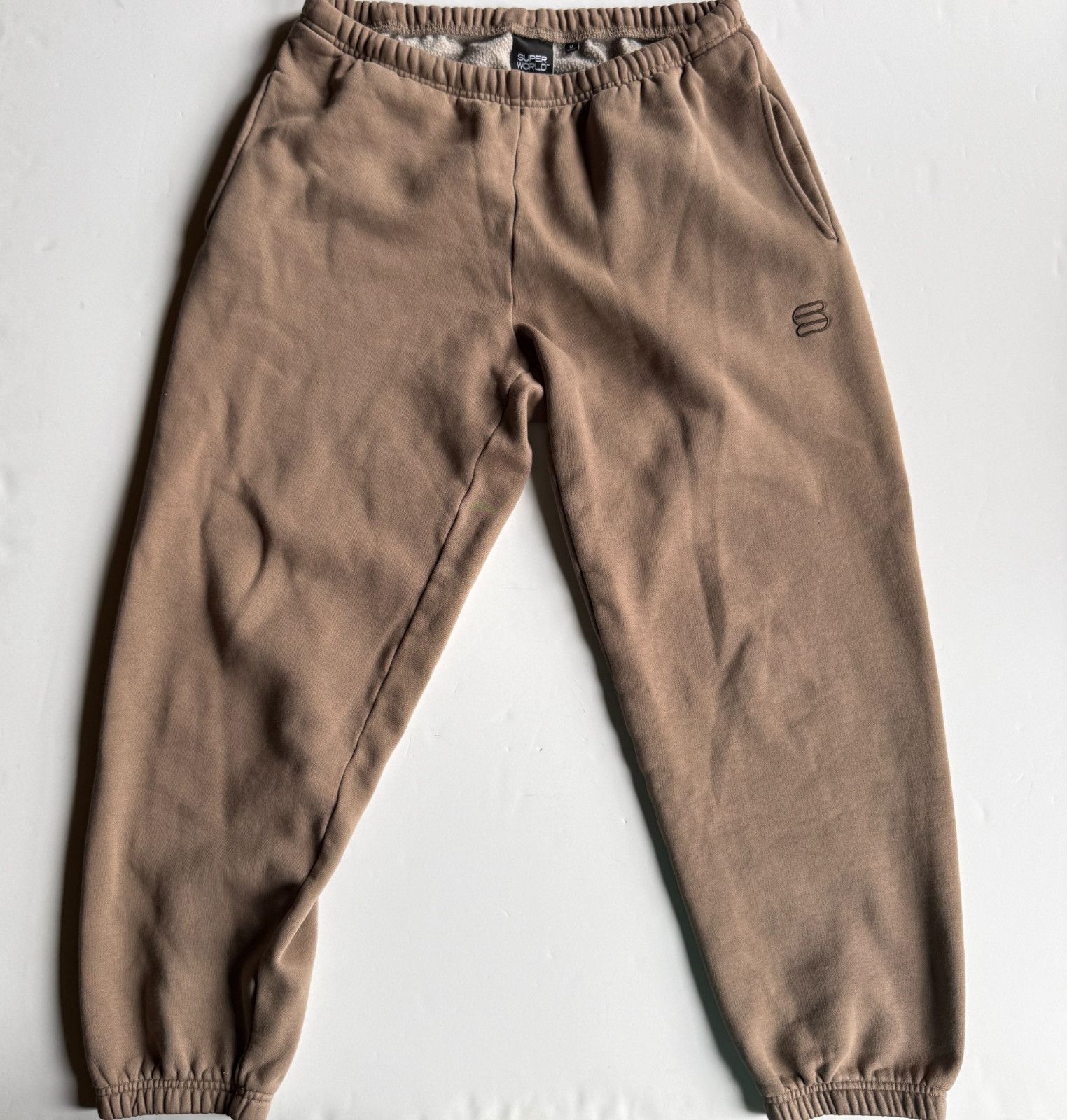 Aritzia ARITZIA Super World Fleece Sweatpants - Taupe Brown Size US 32 / EU 48 - 1 Thumbnail