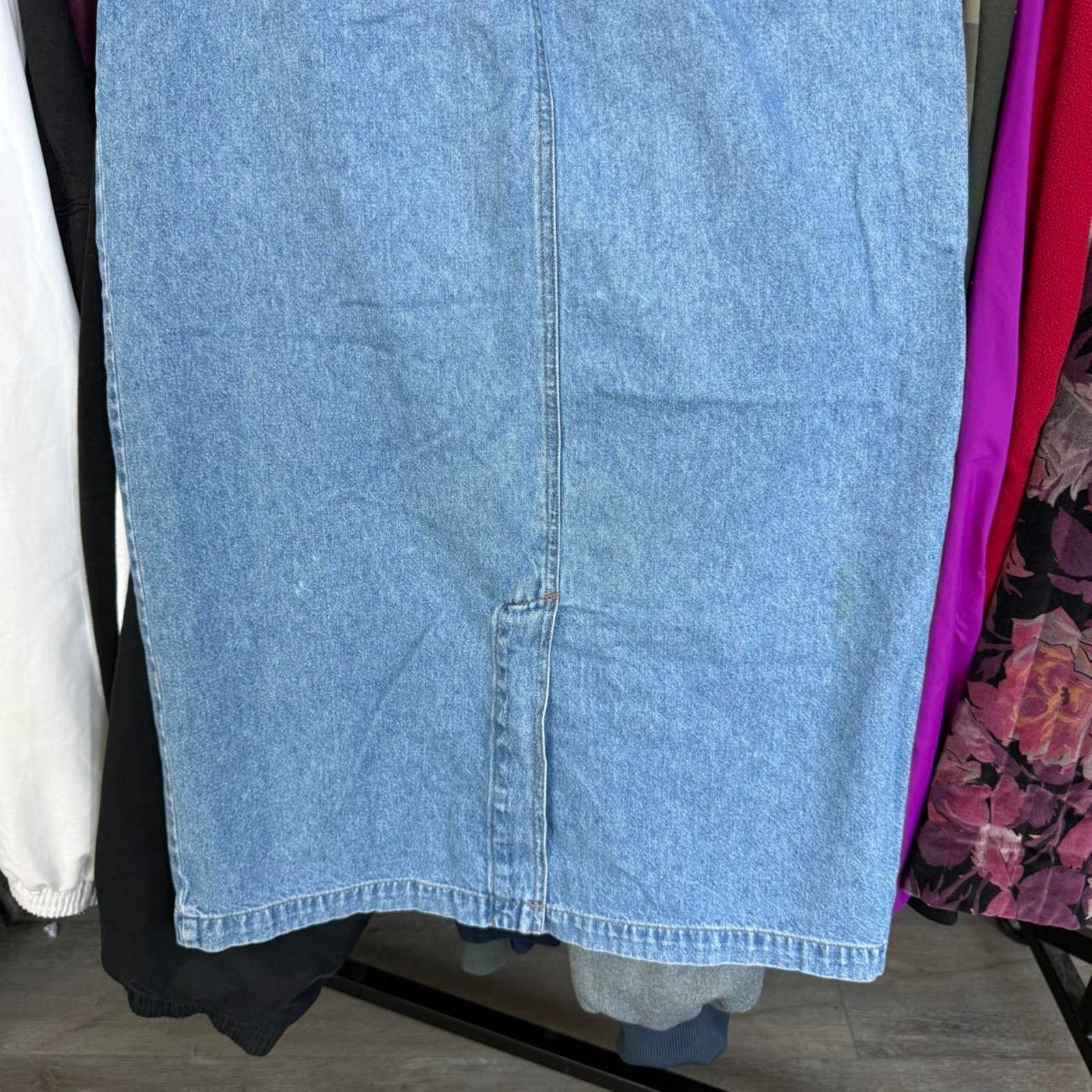 Eddie Bauer Vintage 80s or 90s Eddie Bauer Women’s Jean Maxi Skirt Size 30" / US 8 / IT 44 - 7 Thumbnail