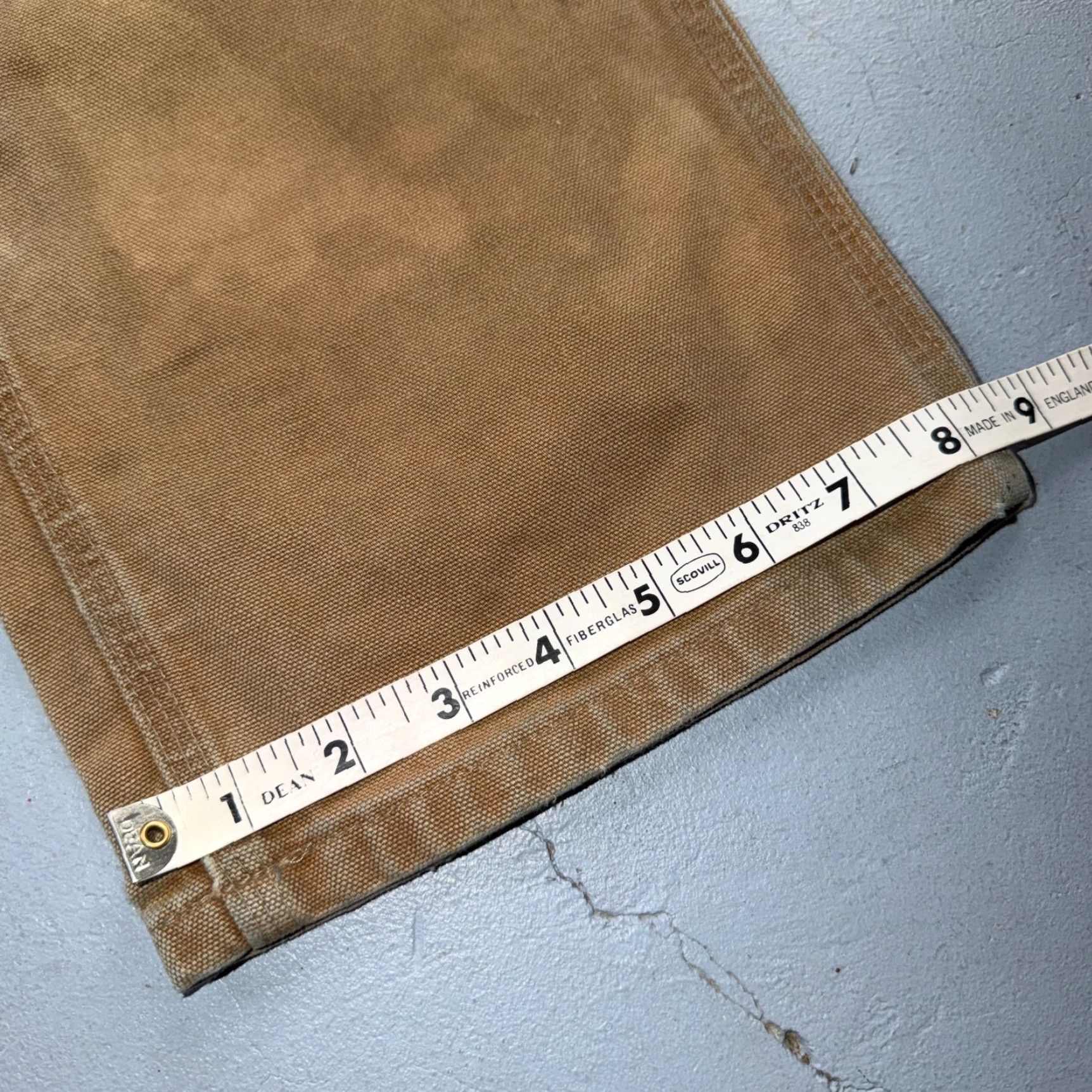 Carhartt VINTAGE Carhartt Pants Carpenter 5-Pocket Brown 32x34 Regular Straight US Banner Theme USA Mens B01 BLK Size US 32 / EU 48 - 4 Thumbnail