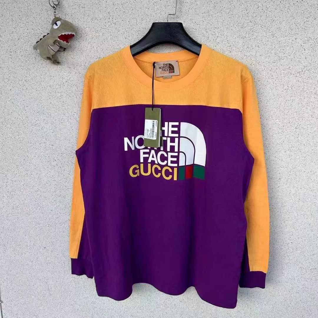 Gucci Gucci TNF Yellow Purple Spliced Sweatshirt Size US M / EU 48-50 / 2 - 1 Thumbnail
