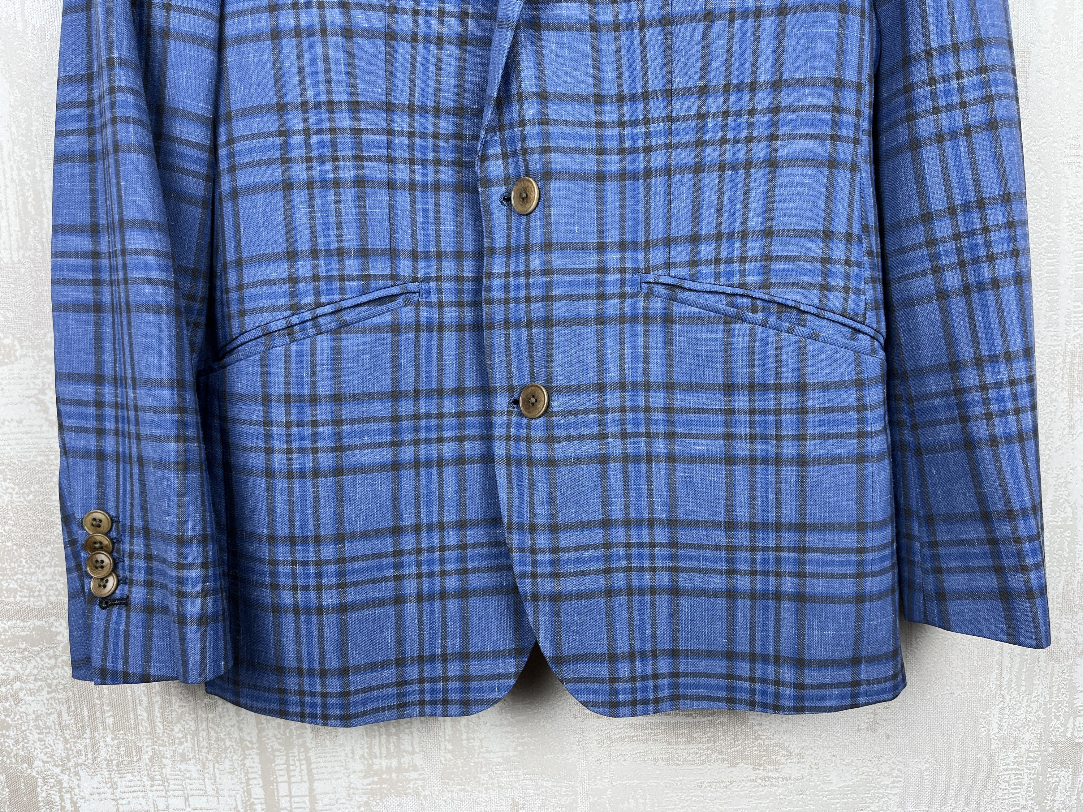 Ermenegildo Zegna Alferano Ermenegildo Zegna Check Wool Blazer Men's Size 46 ? Size US S / EU 44-46 / 1 - 5 Thumbnail