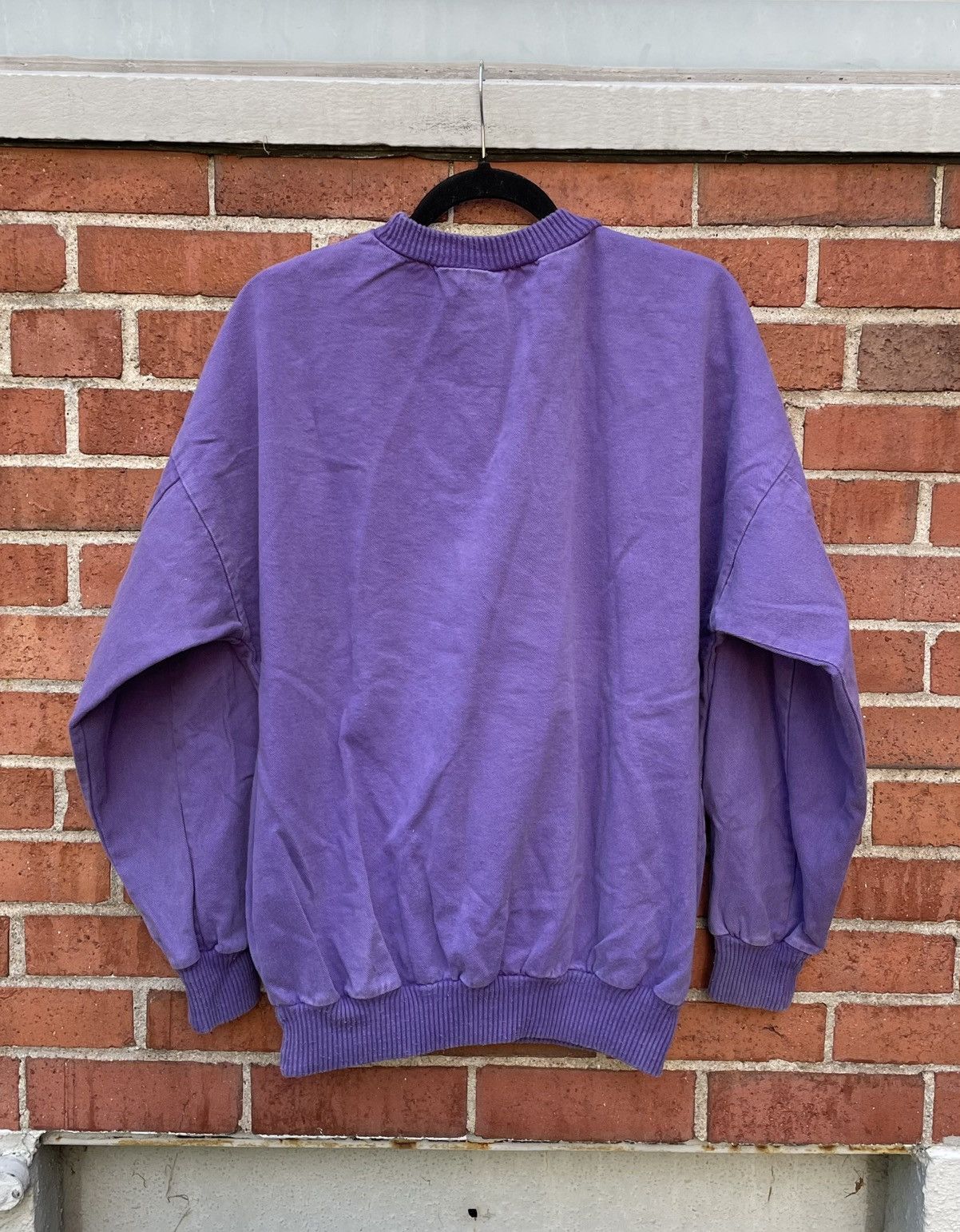 Vintage Vintage 90s Quality Goods Faded Cuffed Crewneck Size US L / EU 52-54 / 3 - 6 Thumbnail