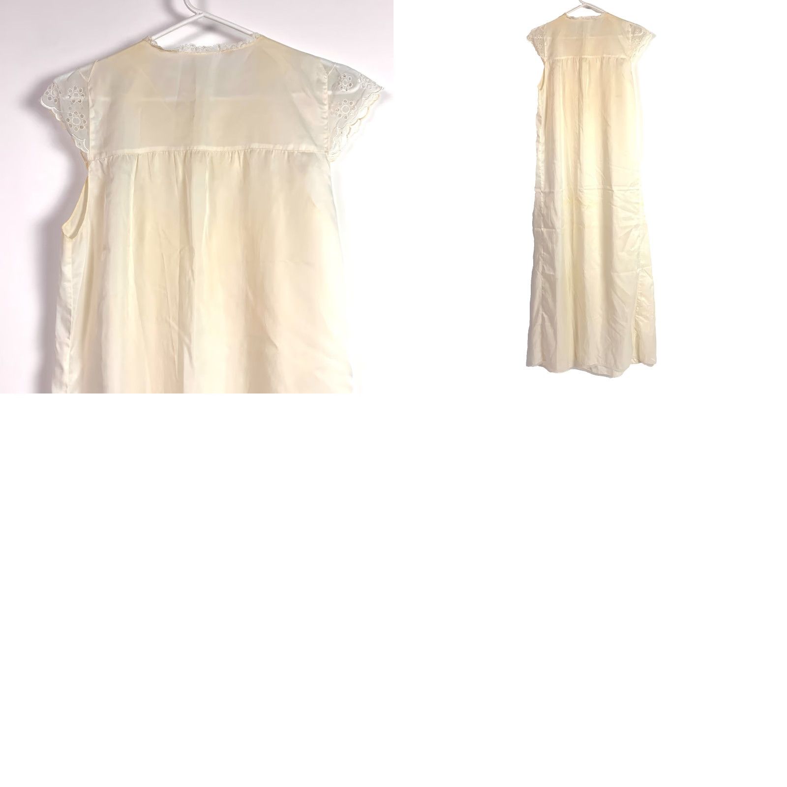 Vintage VINTAGE Godfried Nightgown Shirt Nylon Yellow 1960s Small Womens Size ONE SIZE - 8 Thumbnail