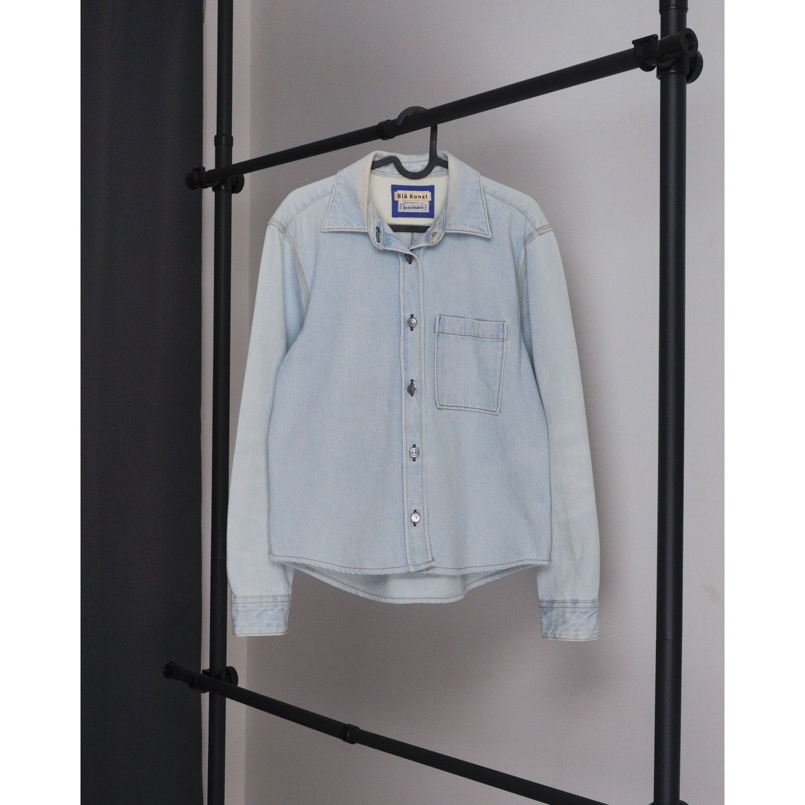Acne Studios Acne studios bla konst light blue indigo overshirt jacket Size US XS / EU 42 / 0 - 1 Thumbnail