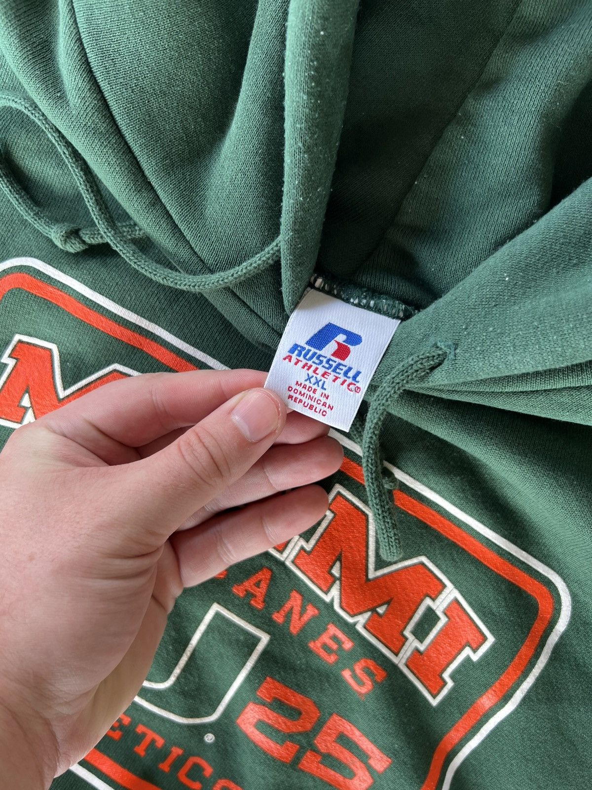 NFL Vintage 90’s University of Miami Hurricanes Sweatshirt Size US XXL / EU 58 / 5 - 2 Thumbnail