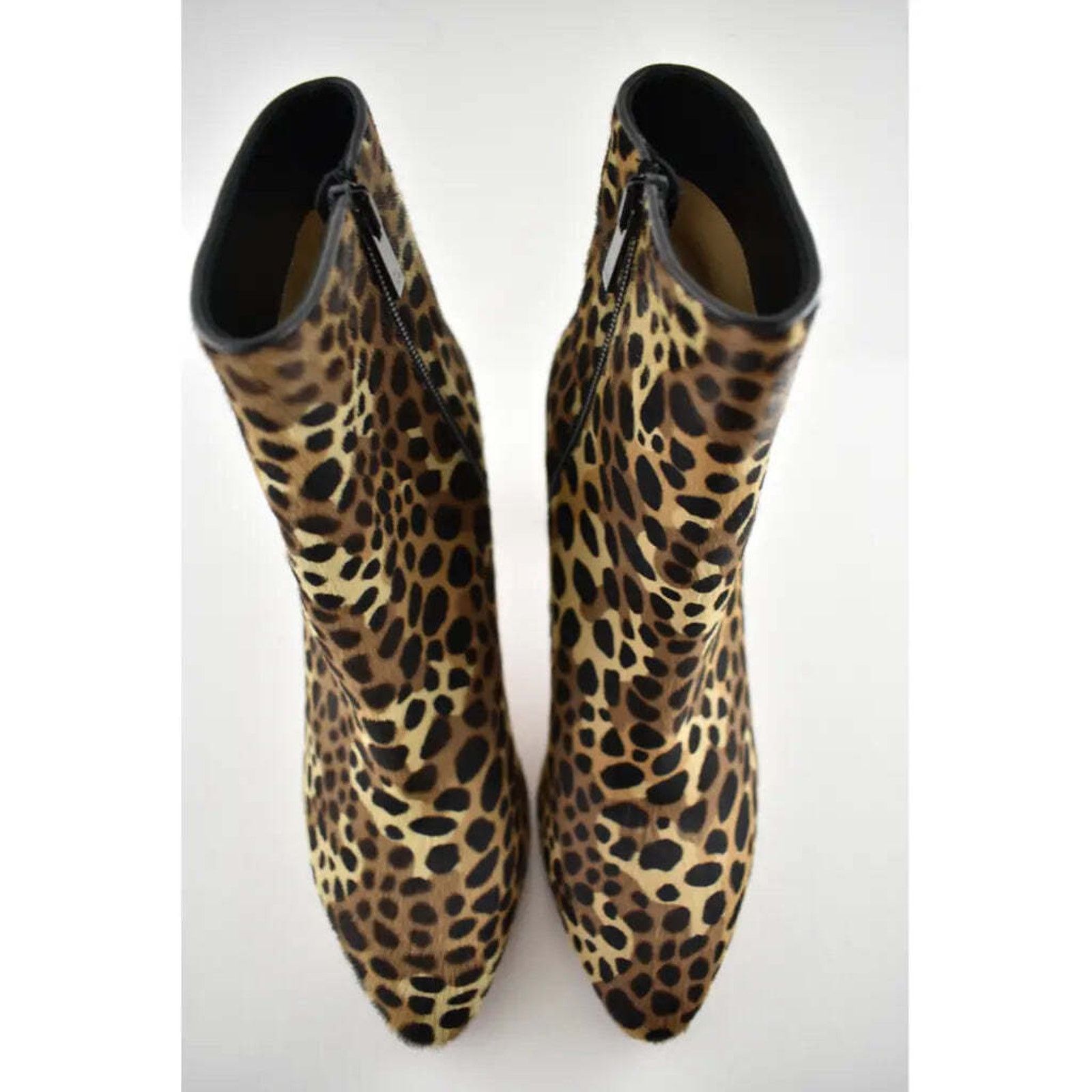 Christian Louboutin Christian Louboutin So Eleonor 85 Black Brown Leopard Pony Size US 8.5 / IT 38.5 - 6 Thumbnail