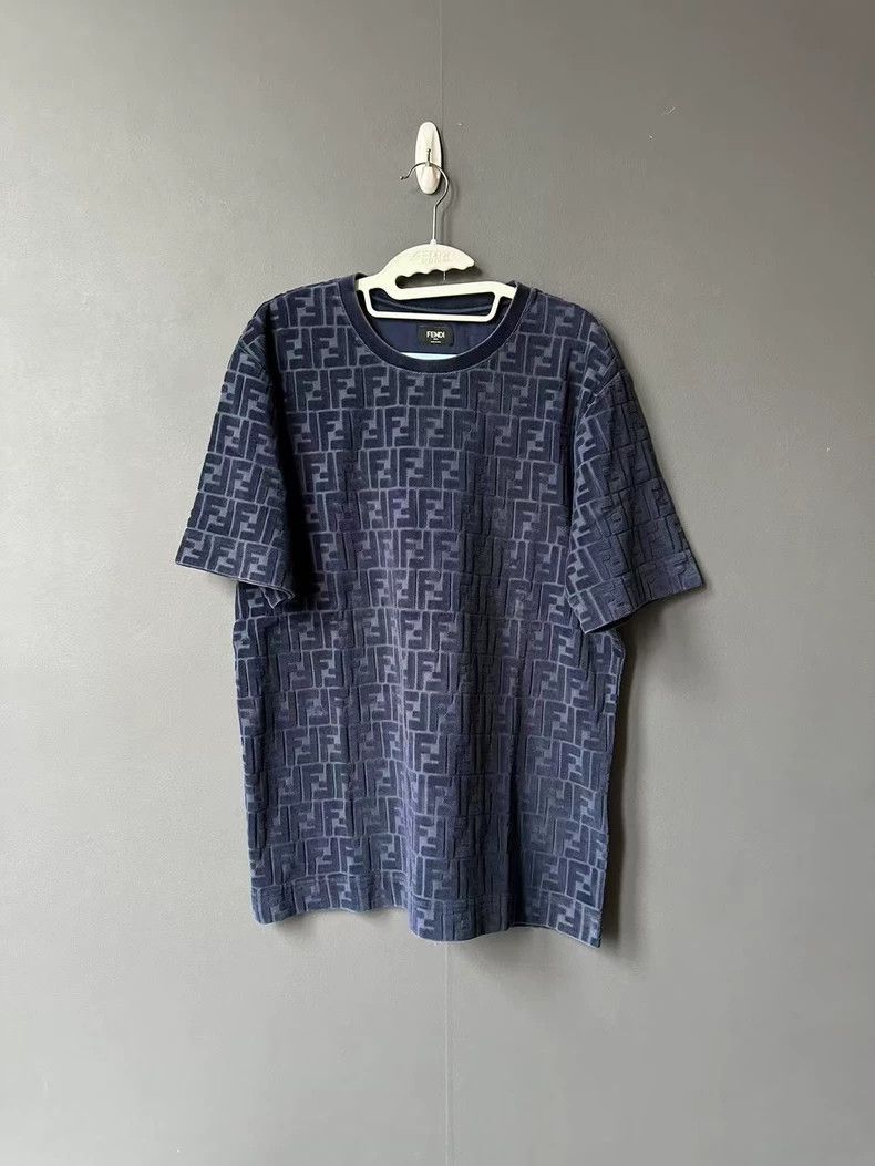 Fendi Fendi Fleece old flower full printed short sleeves Size US L / EU 52-54 / 3 - 1 Thumbnail