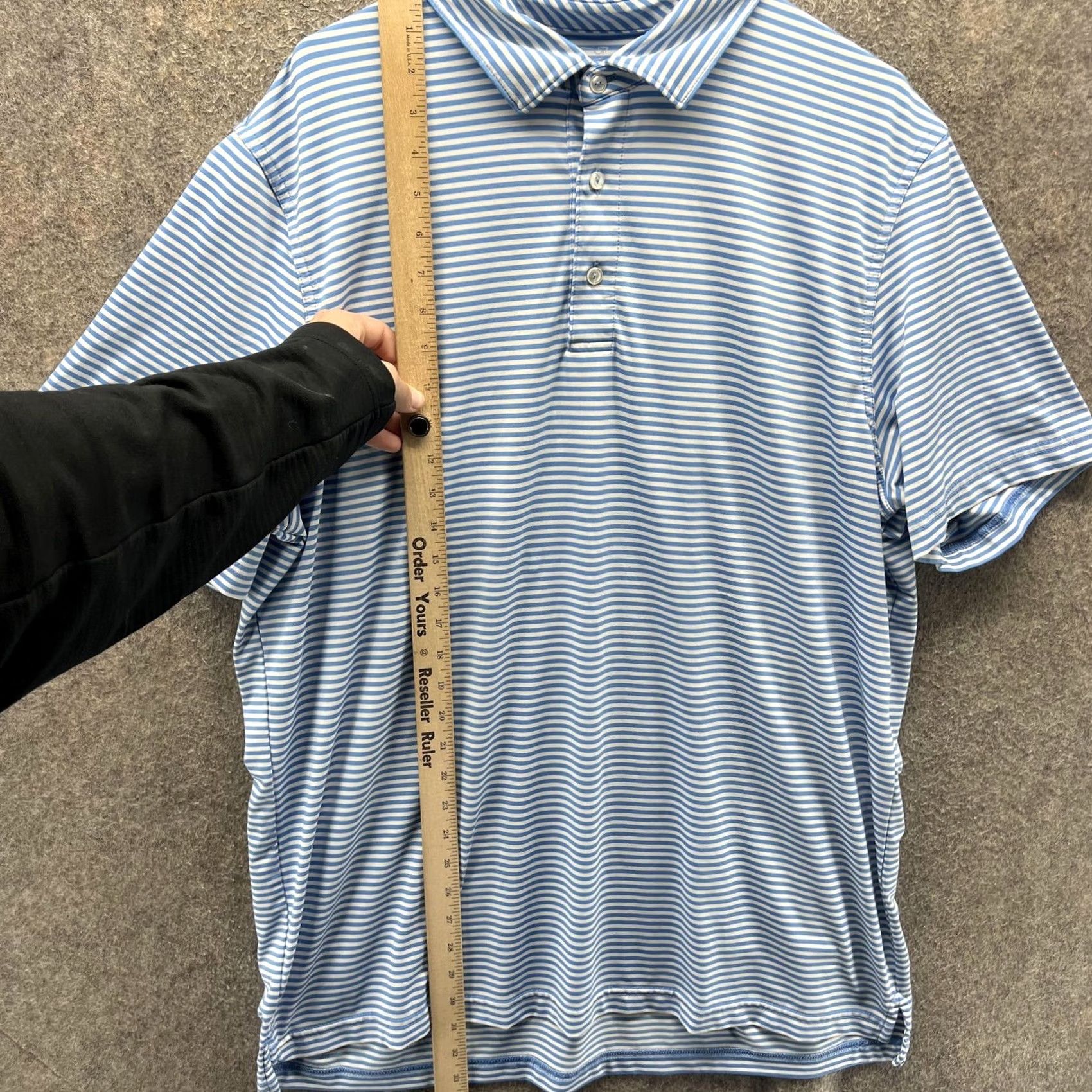 Vineyard Vines Vineyard Vines Polo Shirt Mens XL Blue Stripe Golf Performance Short Sleeve Casual Size US XL / EU 56 / 4 - 5 Thumbnail