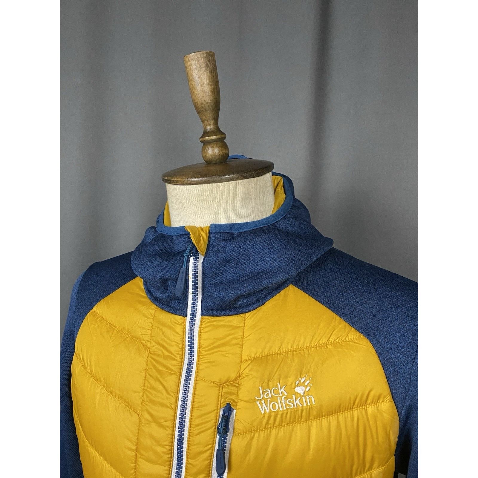 Jack Wolfskin Jack Wolfskin Skyland Crossing Men's Yellow Blue Hybrid Hood Size US M / EU 48-50 / 2 - 5 Thumbnail
