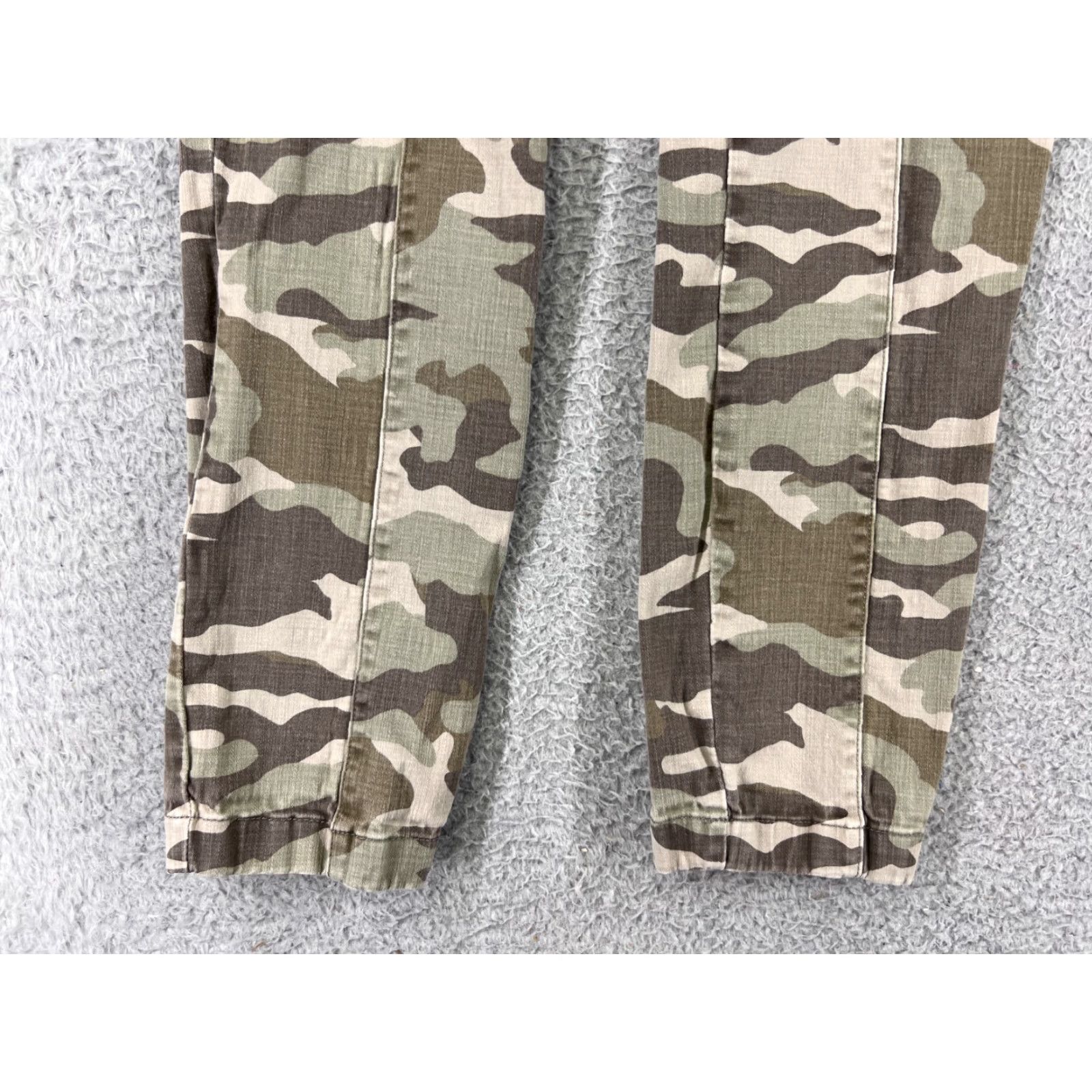 J.Crew J.Crew Women's Cargo Pants Size 24 Beige Cotton Blend Low Rise Straight Fit Casual Size 42" / US 20 - 5 Thumbnail