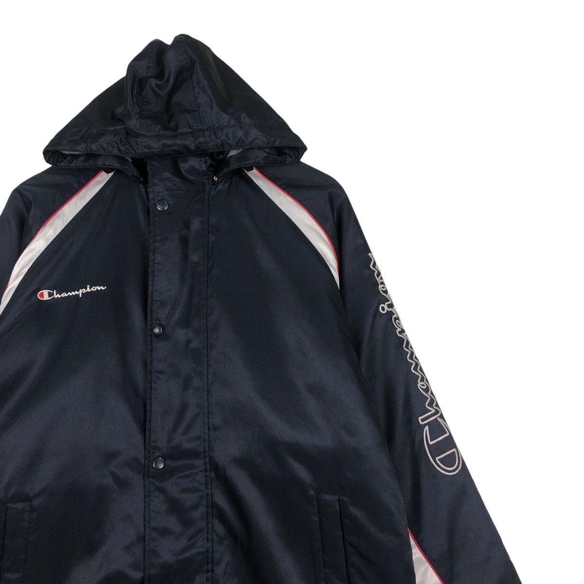 Champion × Japanese Brand × Vintage Vintage 90s Collection Champion Long Jacket Big Logo Size US L / EU 52-54 / 3 - 5 Thumbnail