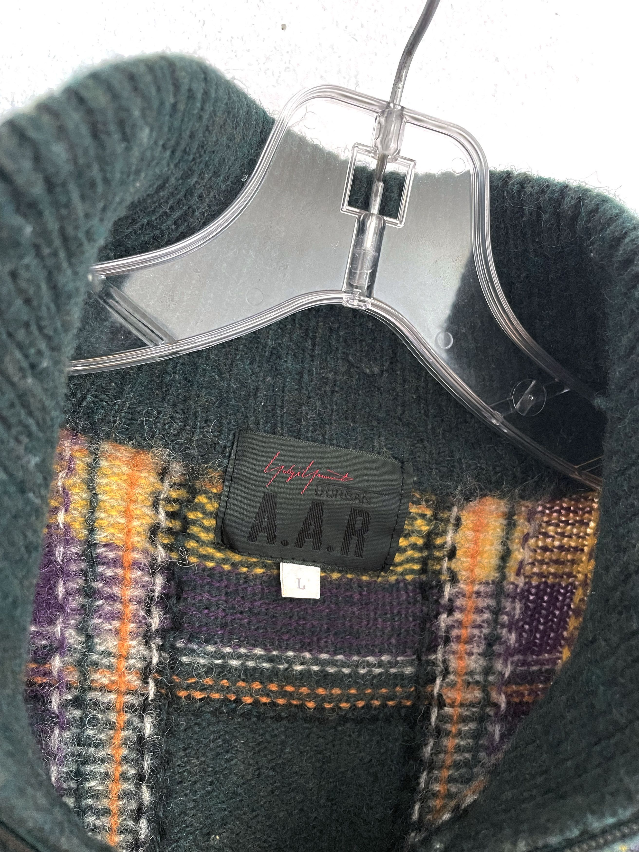 Yohji Yamamoto Against All Risks Checkered Zip Sweater Size US L / EU 52-54 / 3 - 3 Thumbnail