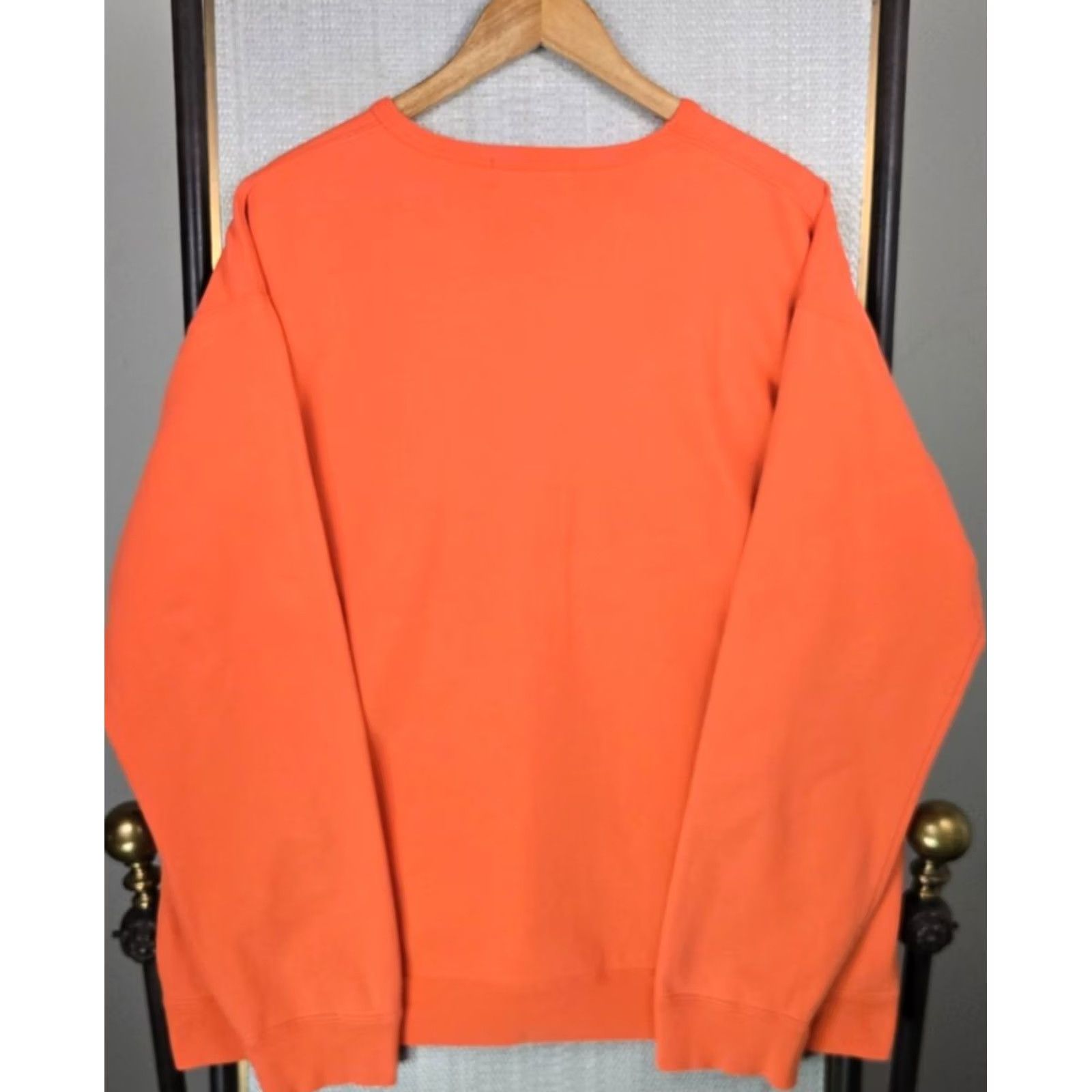 Polo Ralph Lauren VINTAGE Polo Ralph Lauren Shirt Mens XL Orange VTG Size Cotton Sweatshirt Crew Neck Terry Line Size US XL / EU 56 / 4 - 5 Thumbnail