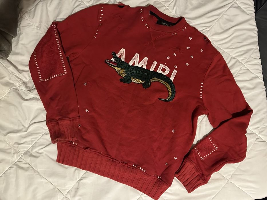 Amiri 2025 alligator sweater