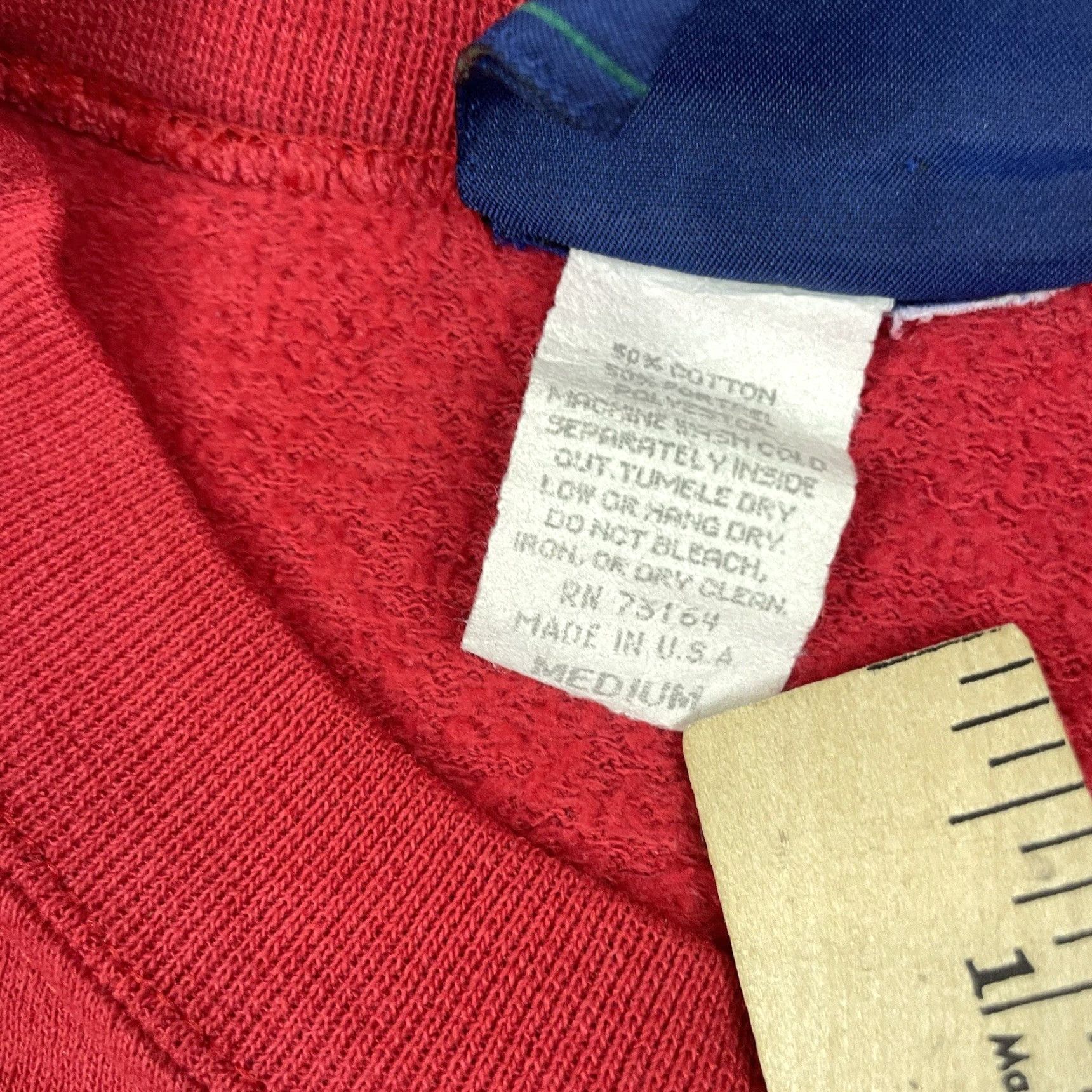Vintage VINTAGE Oarsman Soccer Mom Sweatshirt Adult M Red Crew Neck Embroidered 90s Logo Sweatshirt Mens Girls Size US M / EU 48-50 / 2 - 5 Thumbnail