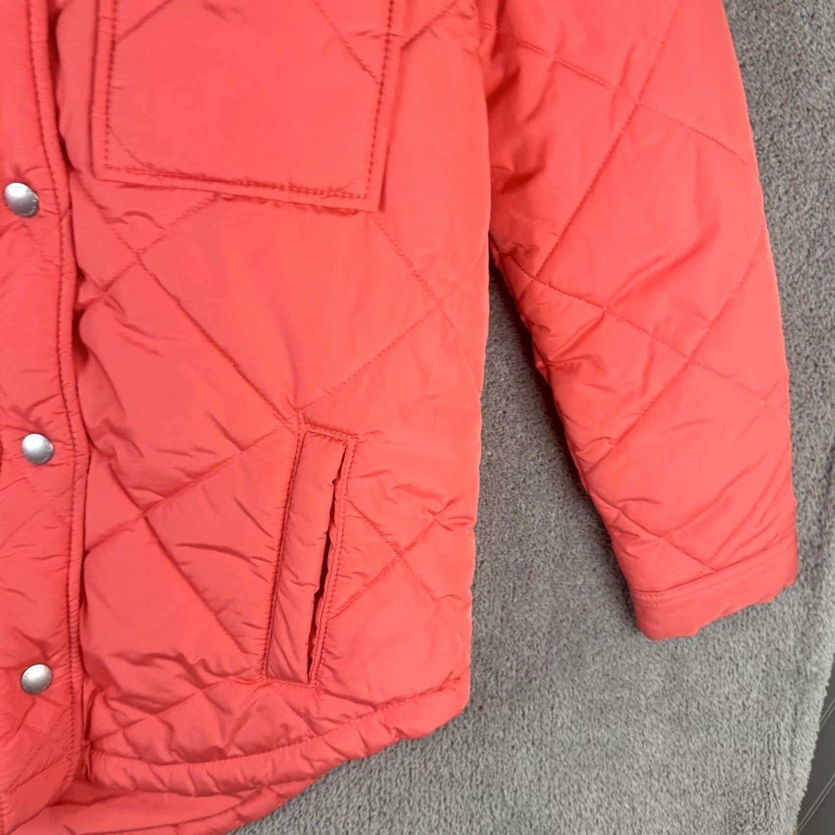 Vintage VINTAGE American Eagle Jacket Womens Small Pink Quilted Snap Front Pockets Puffer Lined Size S / US 4 / IT 40 - 3 Thumbnail