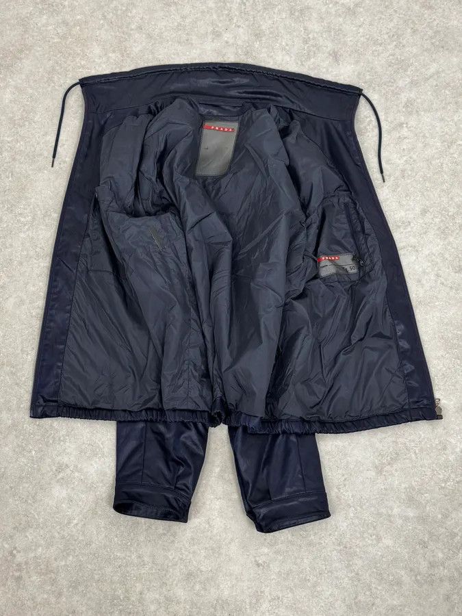 Prada 2000s Prada Navy Linea Rossa Windbreaker Jacket Size US M / EU 48-50 / 2 - 7 Thumbnail