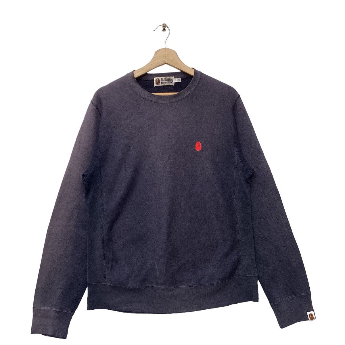 Bape × Vintage Bathing Ape Small Logo Sweatshirt Size US M / EU 48-50 / 2 - 1 Thumbnail