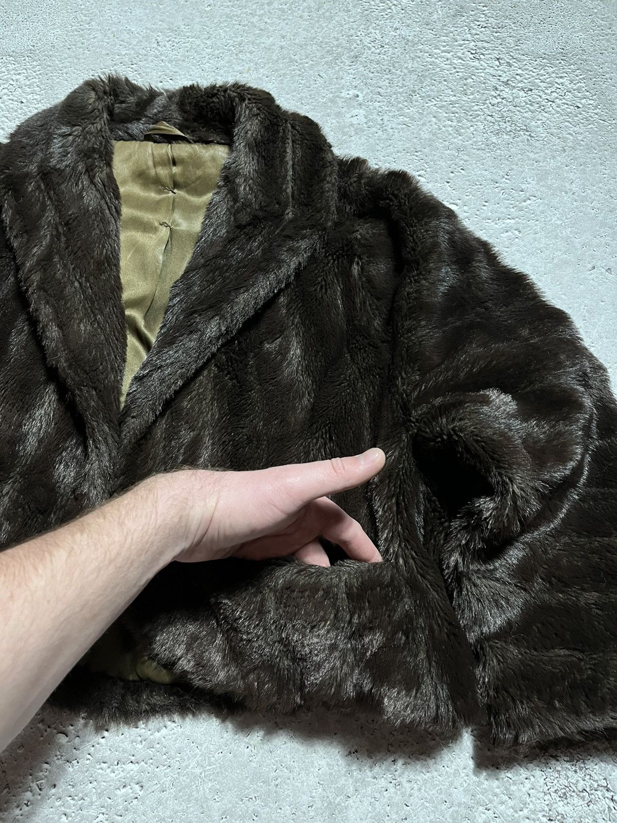 Hysteric Glamour × If Six Was Nine Vintage Full Mohair Fuzzy Faux Fur Fluffy Cropped Jacket OG Size M / US 6-8 / IT 42-44 - 4 Thumbnail