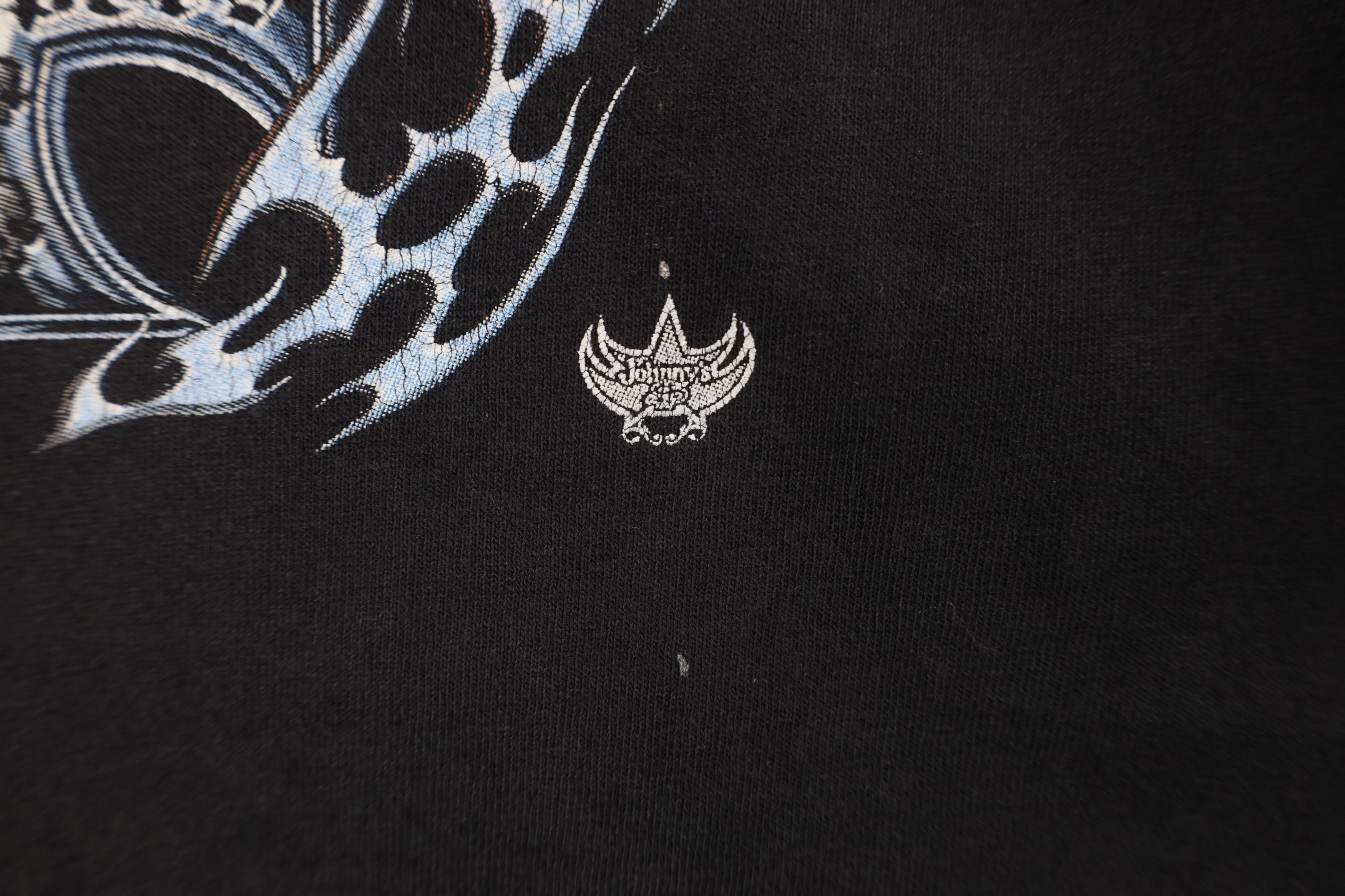 Vintage Vintage 90s Y2K Streetwear Cross Tribal Fire Flames T-Shirt Size US XL / EU 56 / 4 - 5 Thumbnail
