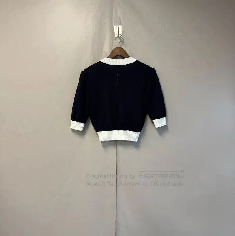 Prada Prada Black Cotton Cardigan for Women. Size L / US 10 / IT 46 - 2 Thumbnail