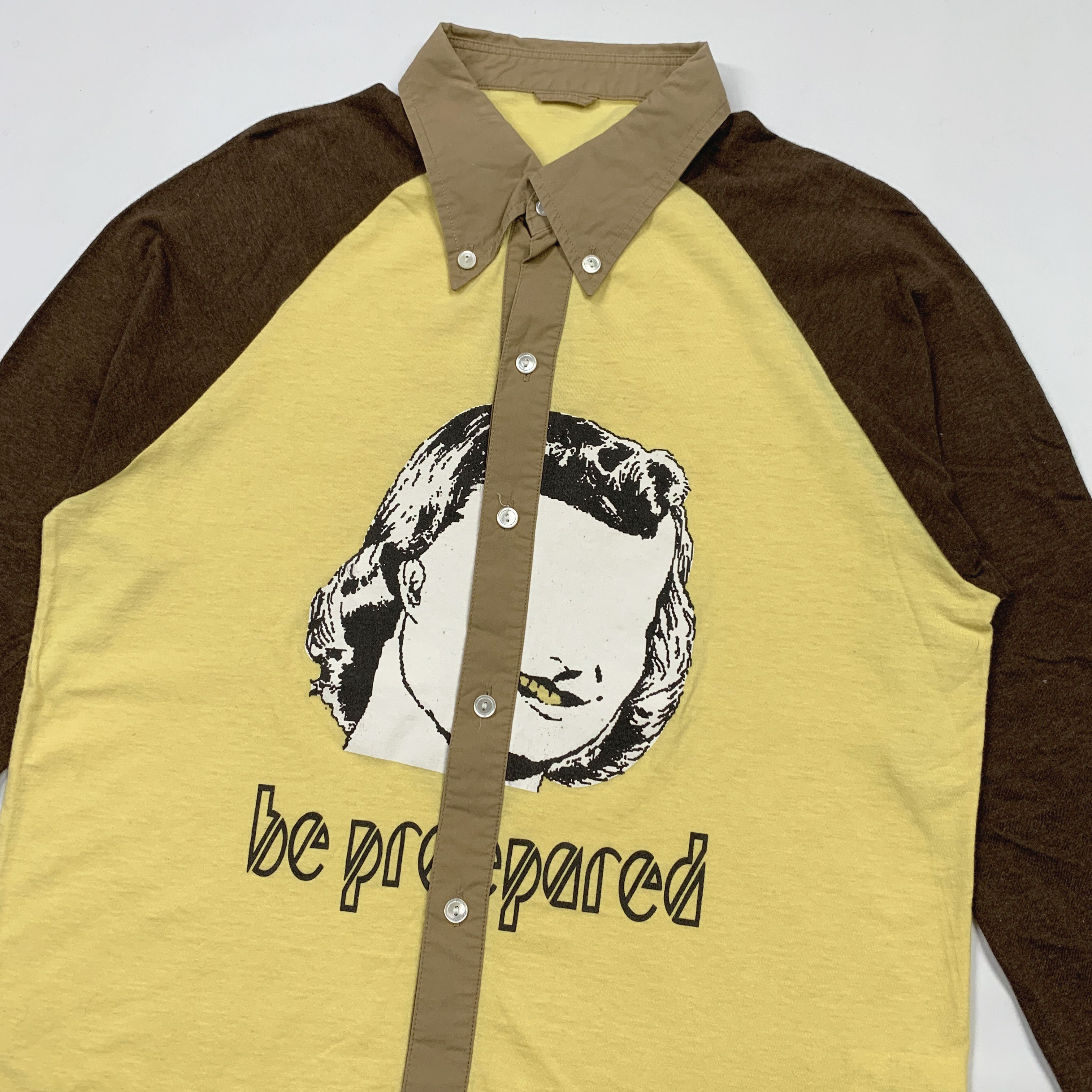 Maison MIHARA YASUHIRO 00s Reconstructed / Anti-Smoking Shirt Size US S / EU 44-46 / 1 - 2 Thumbnail
