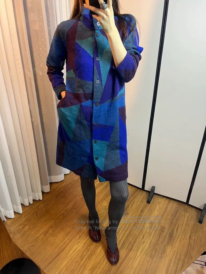 Issey Miyake Issey Miyake Wool Jacket Dress Size M / US 6-8 / IT 42-44 - 6 Thumbnail