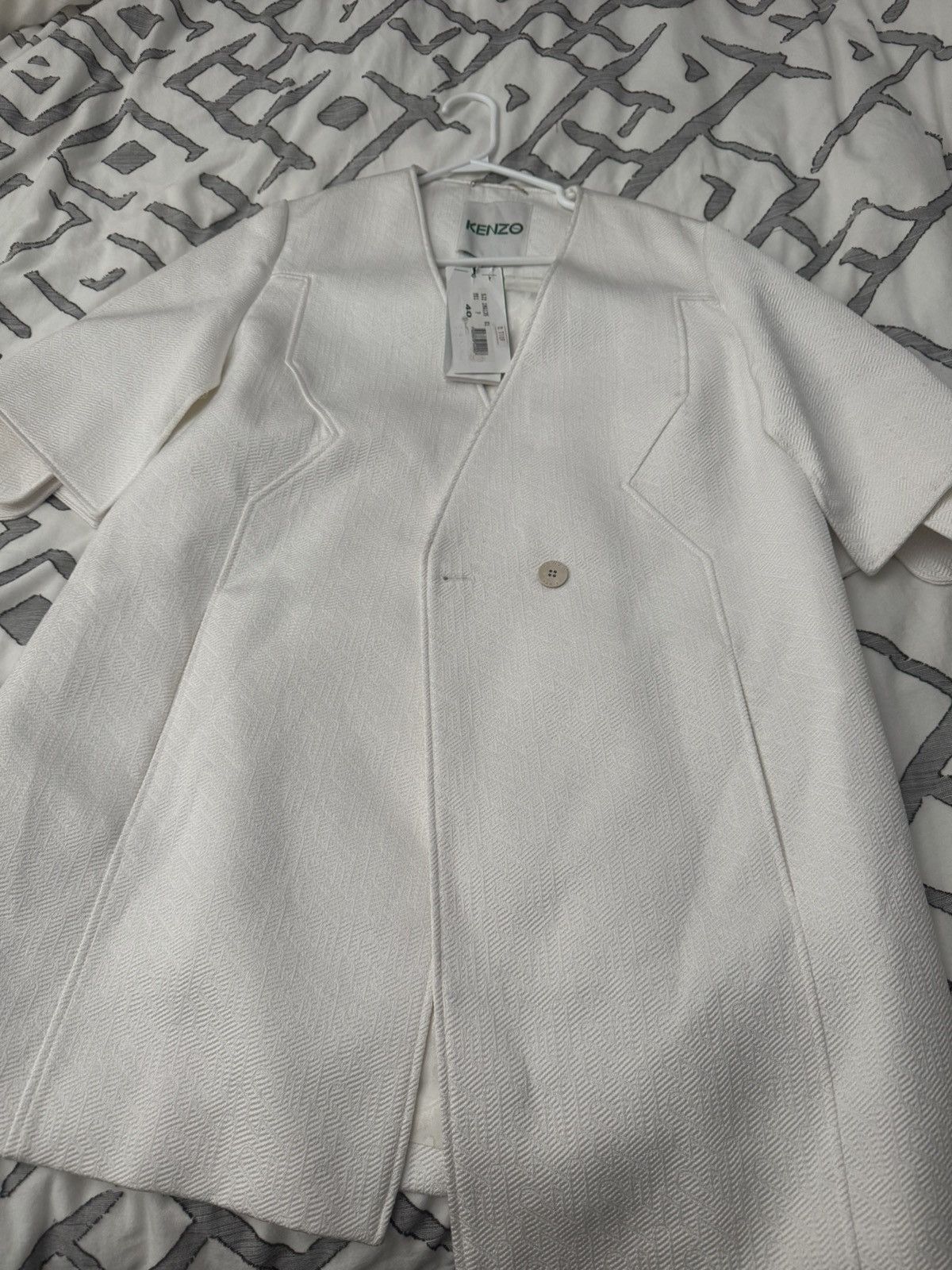 Kenzo Kenzo 3/4 blazer Size L / US 10 / IT 46 - 1 Thumbnail